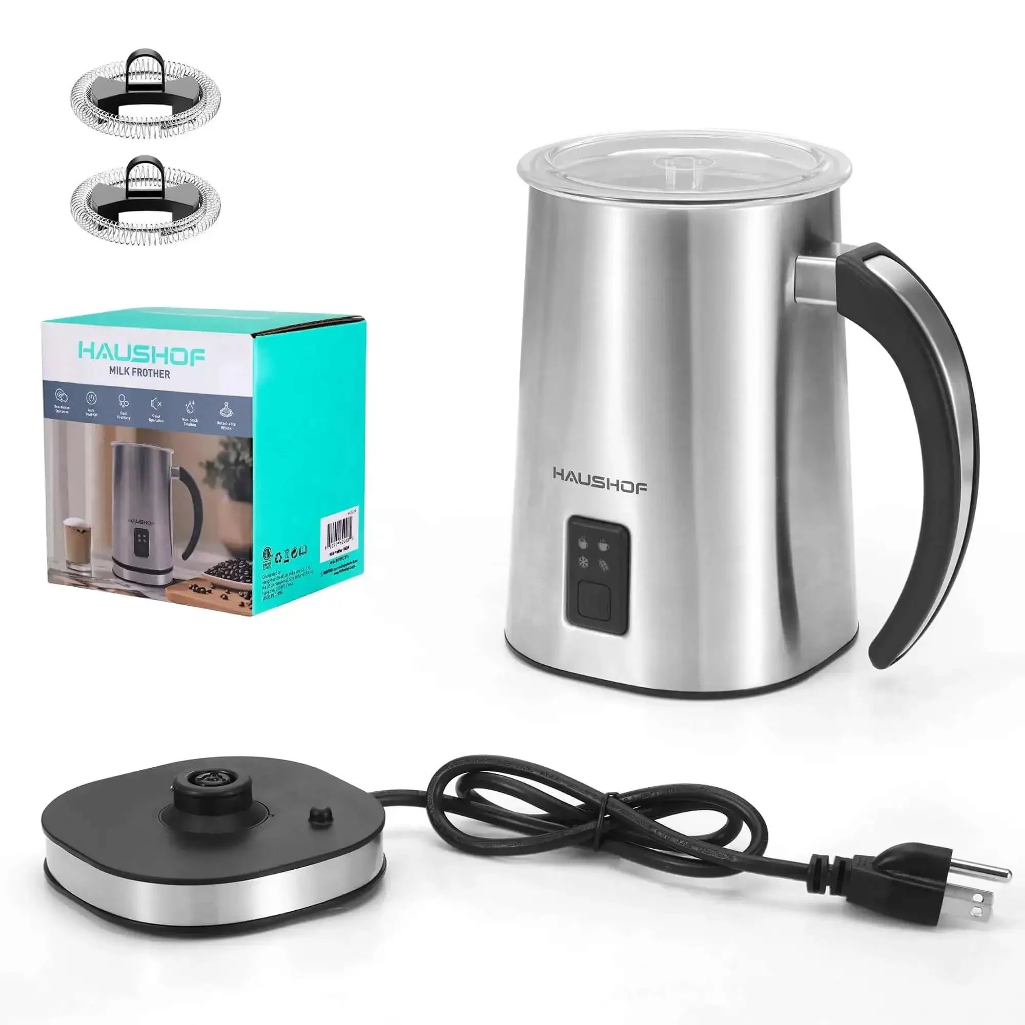 4 In 1 Milk Frother And Steamer For Home Barista-Grade Drinks, One-Touch Hot Or Cold Froth, Milk Warmer, And Hot Chocolate Maker, Large Capacity For Lattes, Cappuccinos, Macchiatos, And Iced Coffee At Home - Image 3