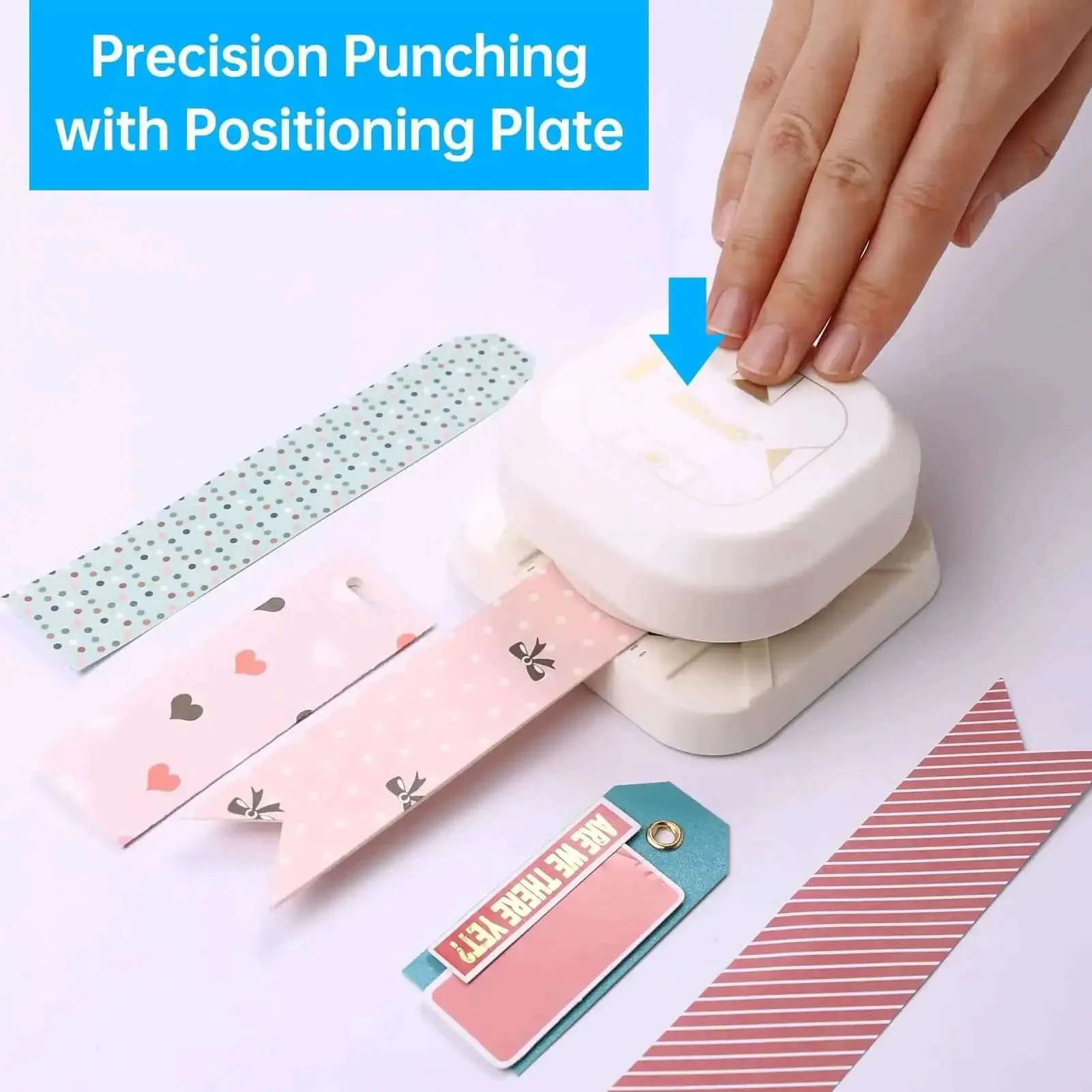 4 In 1 Paper Corner Trimmer With Oval Fish Eye Dovetail And Diagonal Angle Puncher For Photos Scrapbooks Journals Cards Tags And DIY Pro Grade Paper Crafting Edges - Image 9
