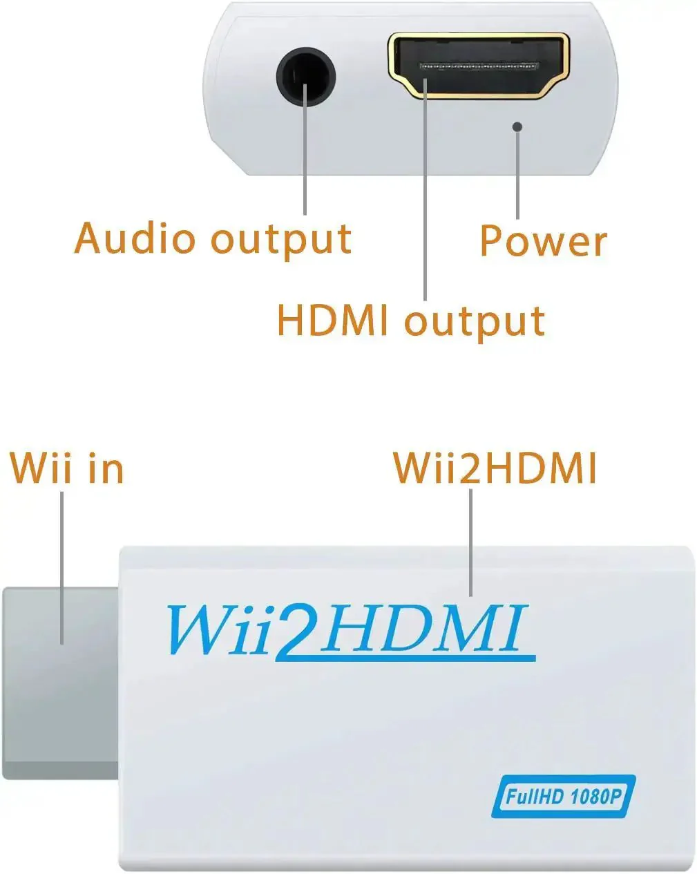 4 In 1 Wii Replacement Cables Set AC Power Adapter HDMI Converter Wired Motion Sensor Bar And Composite AV Cable Upgraded Sensor Bar Works With All Wii Controllers Including Motion Plus Quick Install With Stand And Adhesive Mount For TV Or Monitor - Image 4