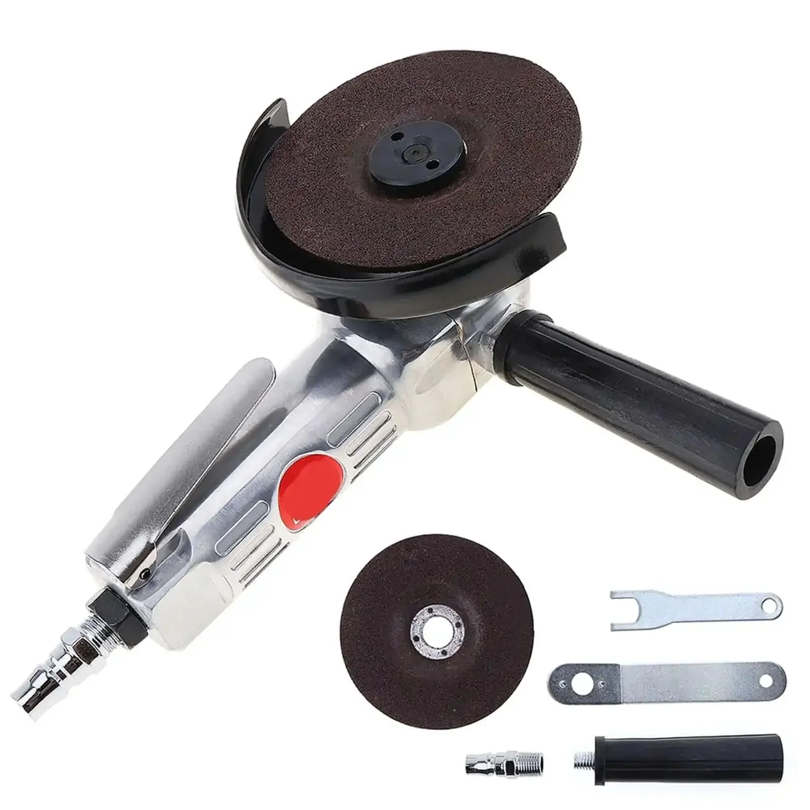4 Inch Pneumatic Angle Grinder High Speed Polisher And Air Grinding Tool With Disc For Polishing And Cutting PVC Handle For Heavy Duty Finishes And Quick Jobs