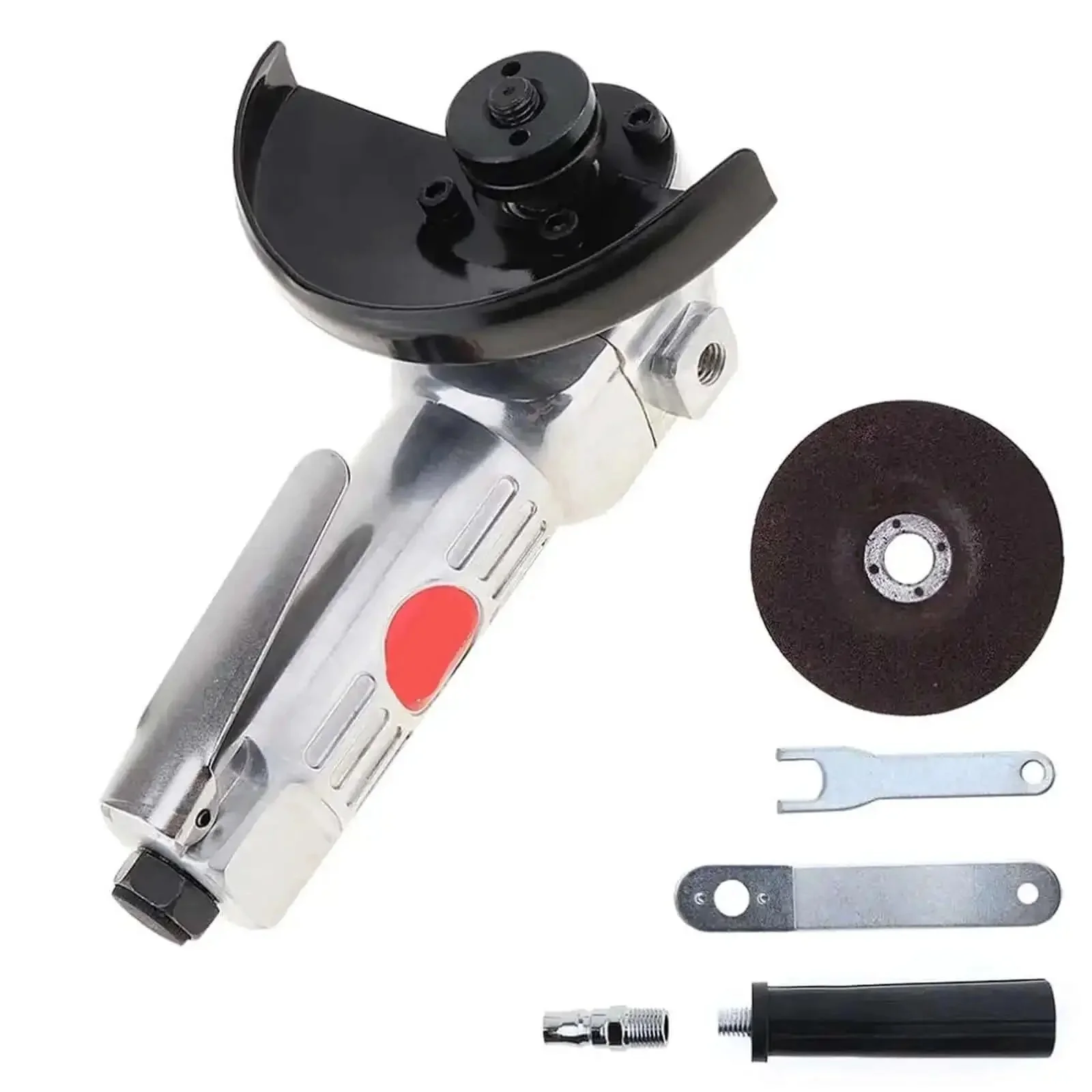 4 Inch Pneumatic Angle Grinder High Speed Polisher And Air Grinding Tool With Disc For Polishing And Cutting PVC Handle For Heavy Duty Finishes And Quick Jobs - Image 6