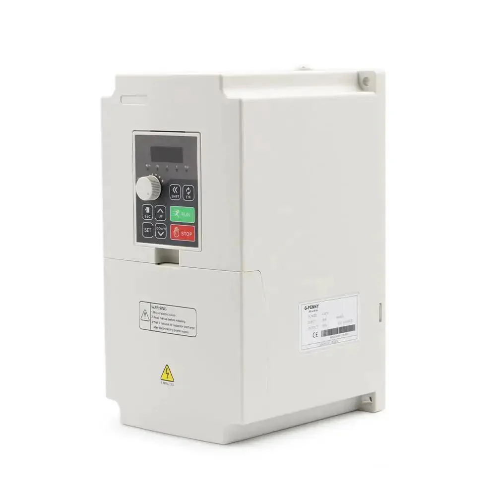 4 KW 220V Inverter VFD Variable Frequency Drive H100 Model 0 To 1000 Hz 3 Phase Output For Precise Speed Control And Industrial Motor Power For CNC Machines And Workshop Setups With DIY Friendly Torque Control