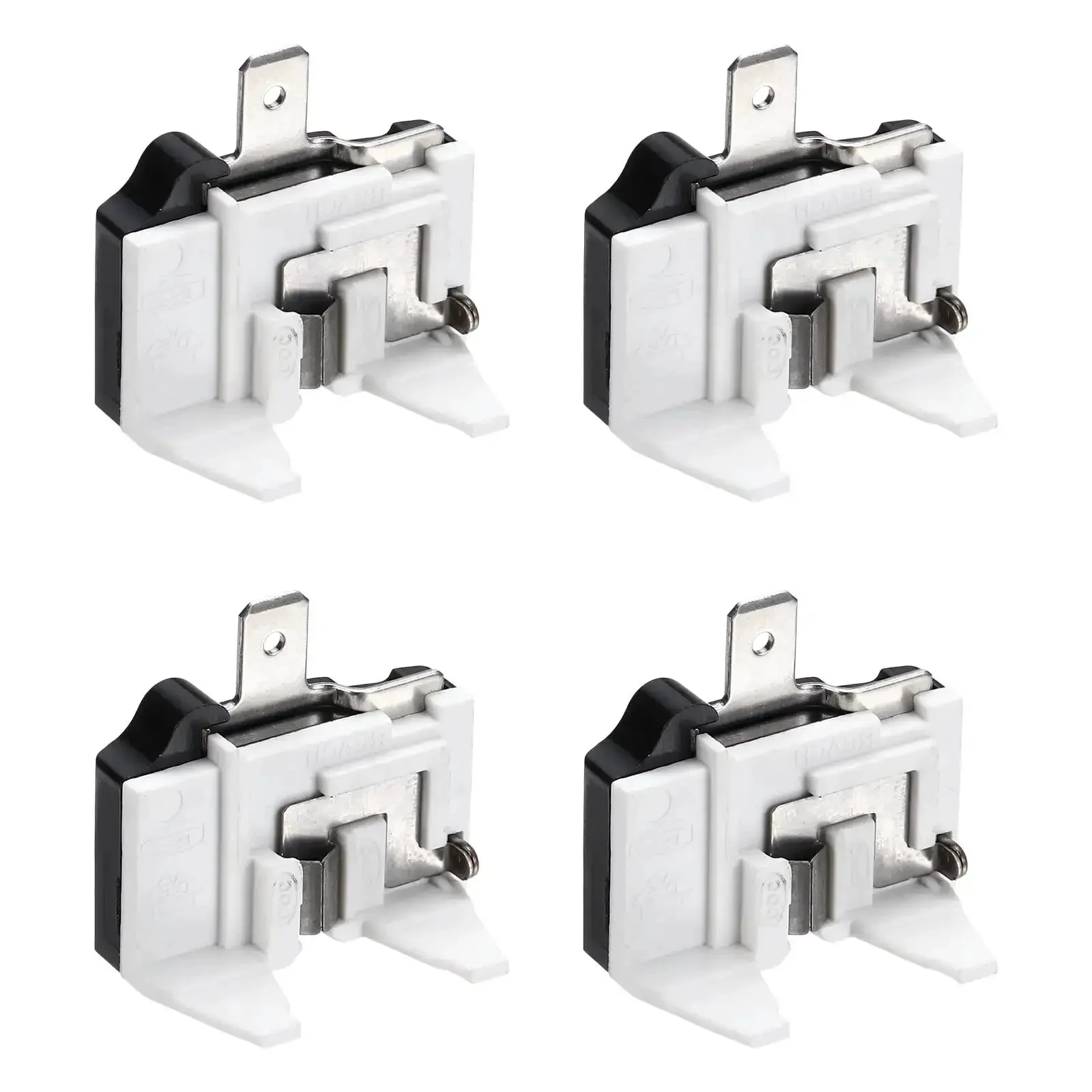 4 Pack 1/2 HP Refrigerator Overload Protector Replacement Parts For Freezers And Coolers, 1 Pin Thermal Overload Protectors For Refrigerator Compressors, Easy Plug And Play Fit For Most Car Refrigerators, Portable Freezers, Beverage And Wine Coolers