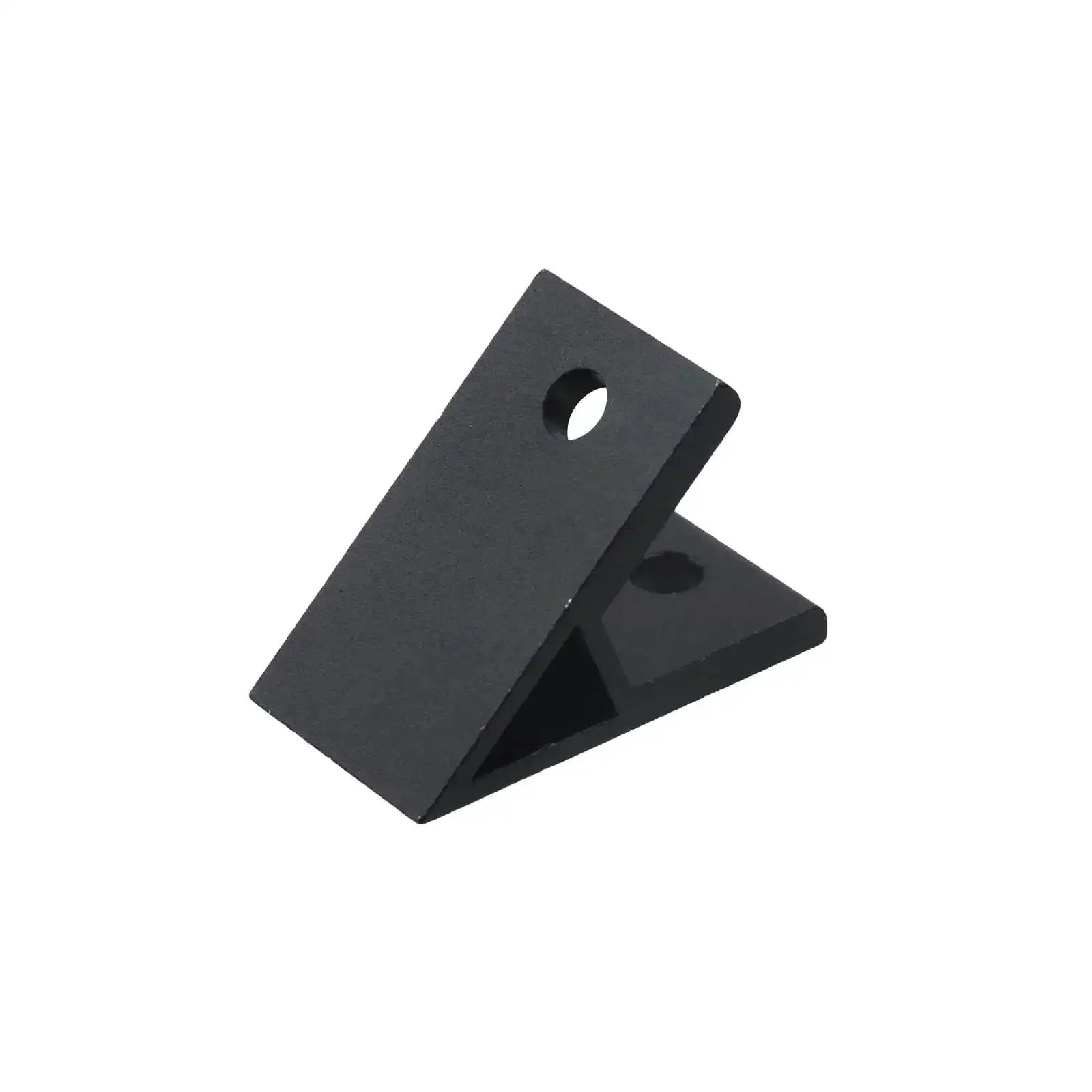 4 Pack 45 Degree Aluminum Corner Brackets For 4040 Profiles Black Aluminum Extrusion Accessories With Mounting Screws And Nuts Easy Install Strong Joint Connectors For 45 Degree Builds - Image 2