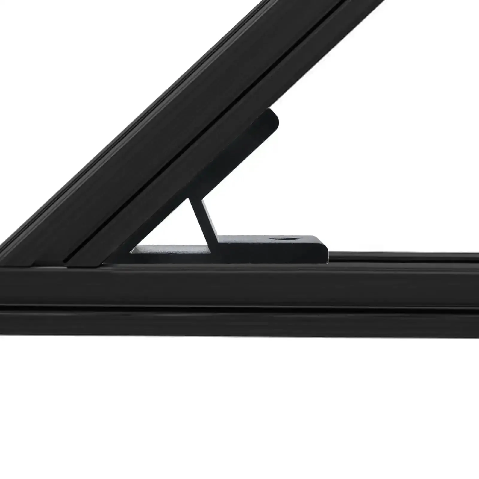 4 Pack 45 Degree Aluminum Corner Brackets For 4040 Profiles Black Aluminum Extrusion Accessories With Mounting Screws And Nuts Easy Install Strong Joint Connectors For 45 Degree Builds - Image 5