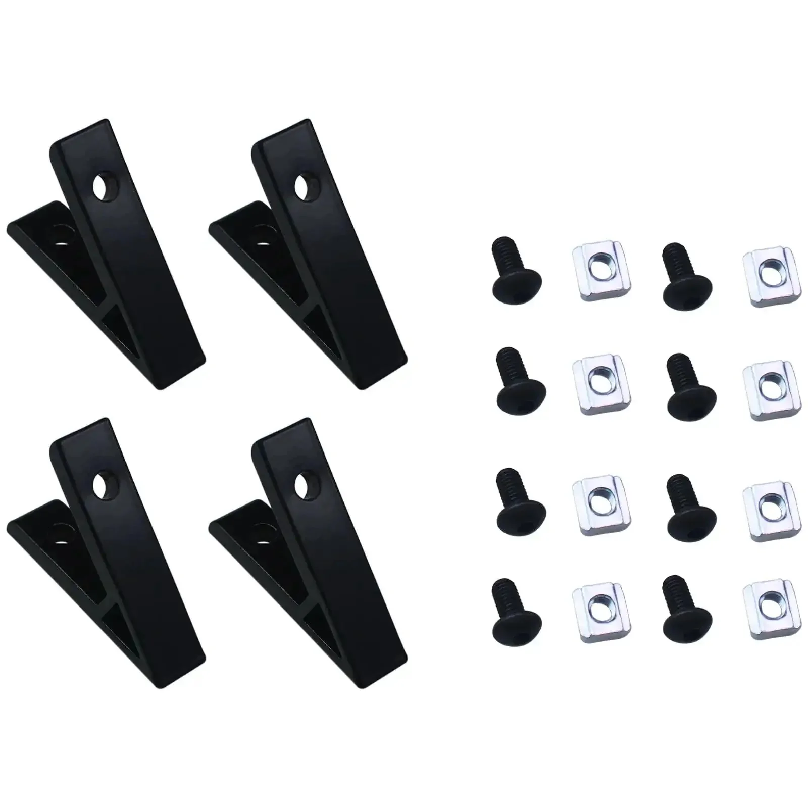 4 Pack 45 Degree Aluminum Corner Brackets With Screws And Nuts For 2020 Series T Slot Aluminum Extrusion Profiles For Easy DIY Friendly Mounting And Stronger Custom Frame Builds - Image 3