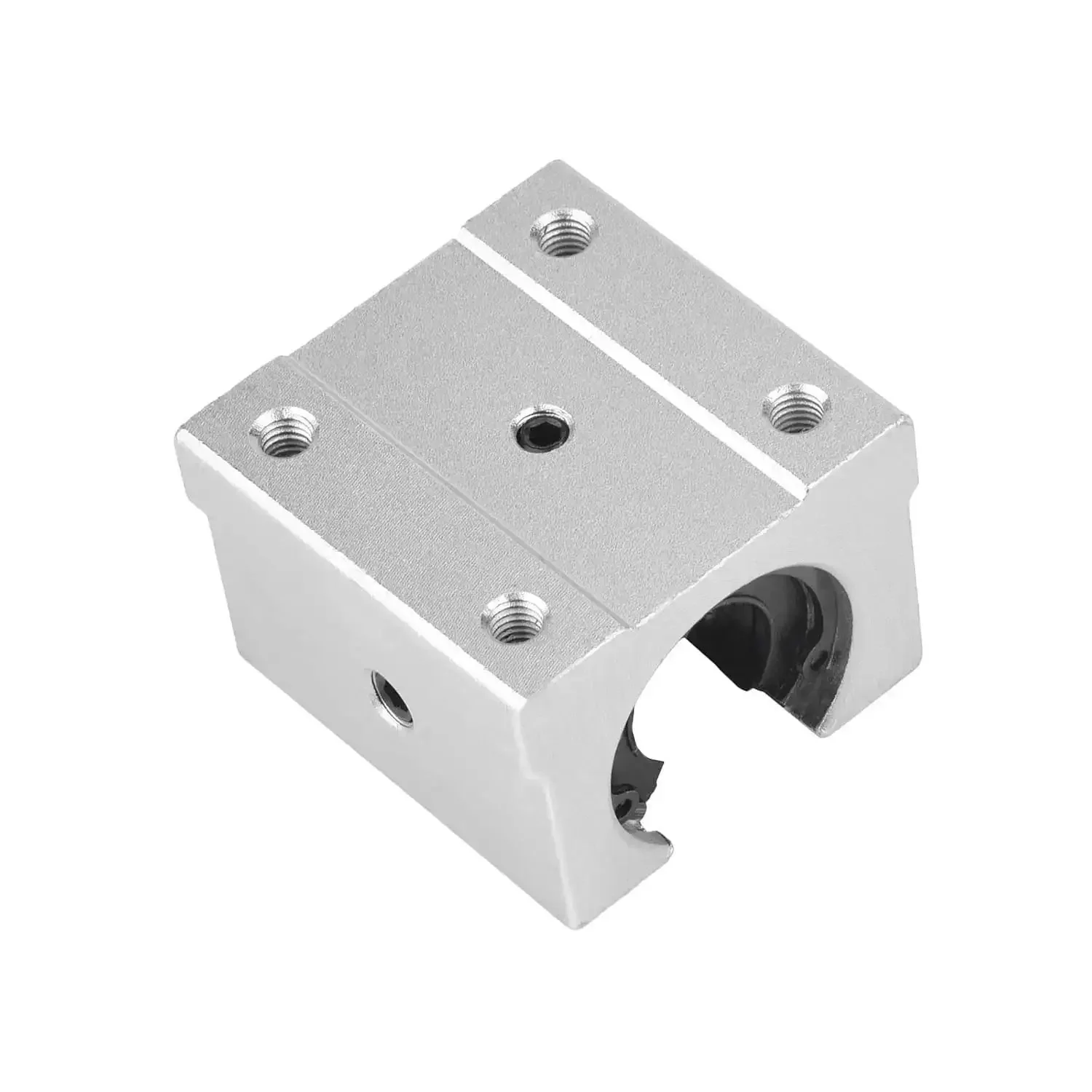 4 Pack Aluminum Slide Block For 12mm SBR12 Linear Motion Guide Rail Bearing Block Kit For CNC Machines, Routers, Mills, And DIY Projects, Pro Grade, Durable Aluminum Alloy, Smooth, Long Lasting Performance - Image 2