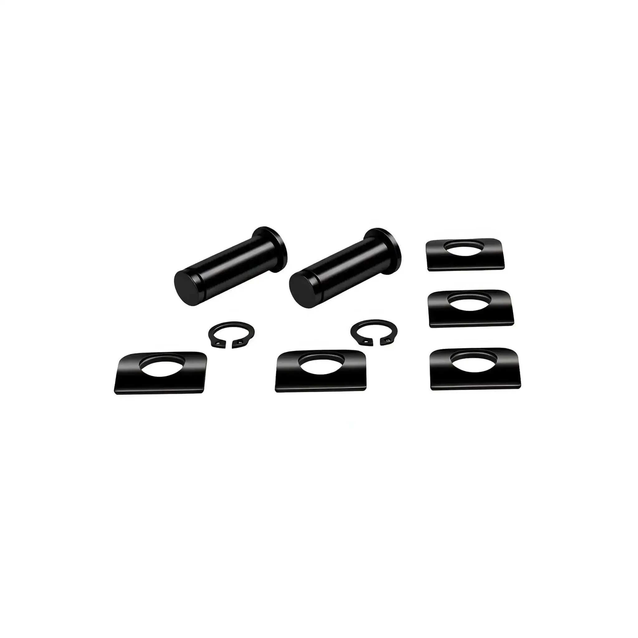 4 Pack Anti Rattle Footpeg Mounting Pins Kit For Harley Sportster Dyna Softail Touring Road King With High Tension Springs Washers E Clips Black Finish For Secure Rider And Passenger Pegs - Image 4