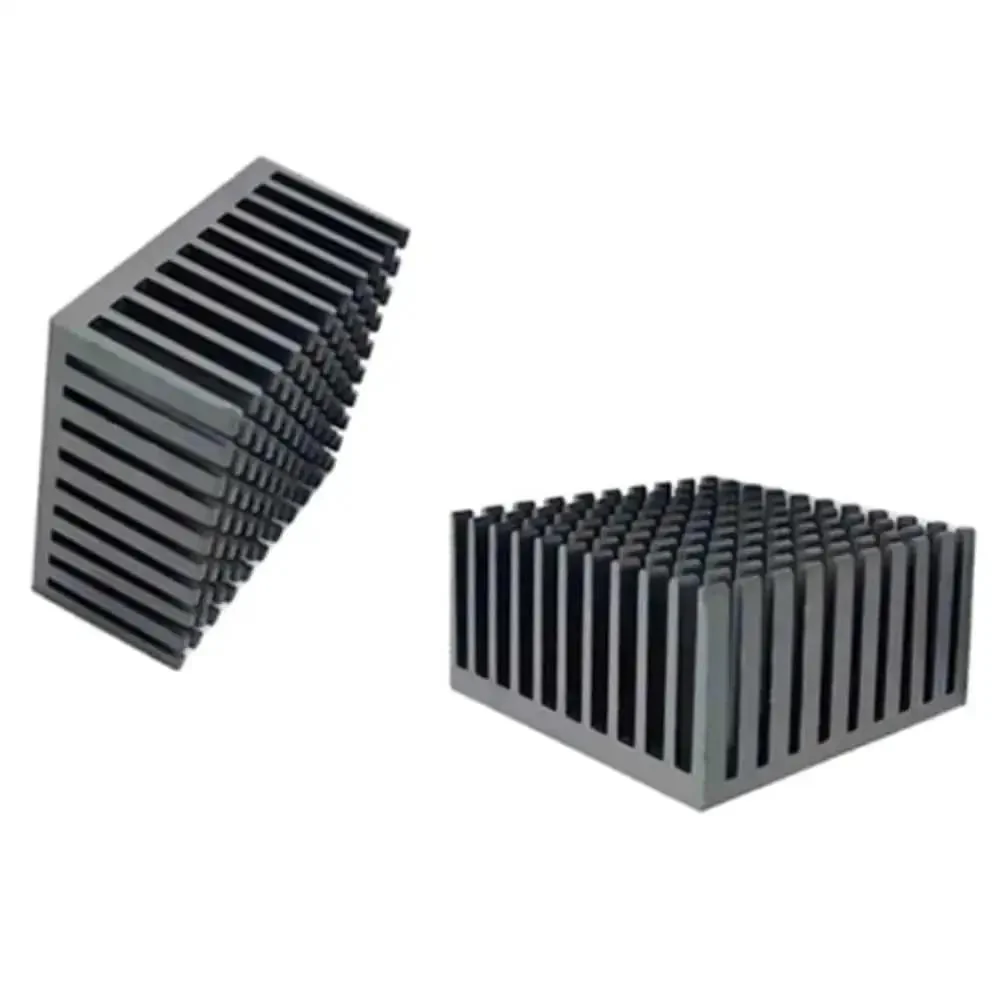 4 Pack Black Aluminum Heat Sinks With Pre Applied Thermal Conductive Tape For VRMs GPUs Stepper Drivers And 3D Printer Motors Easy Clip On Cooling Kit Solution - Image 6