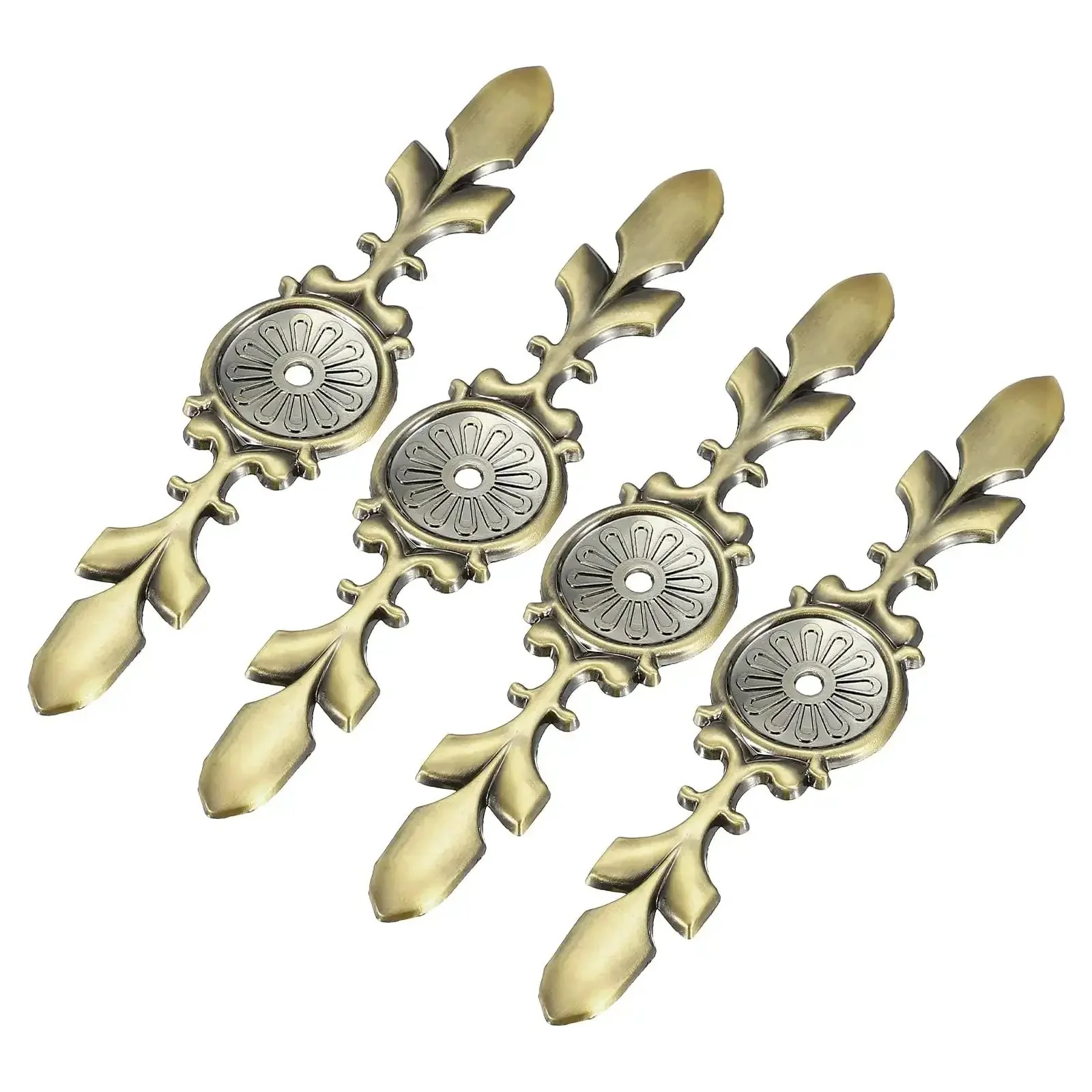 4 Pack Cabinet Backplates Dope Bronze Zinc Alloy Retro Vintage Style For Wardrobes Cupboards Closets And Dressers Durable Single Hole Three Sixteenth Inch Back Plate For Drawer Knobs Classic Hardware For Rustic Renovations Easy Install