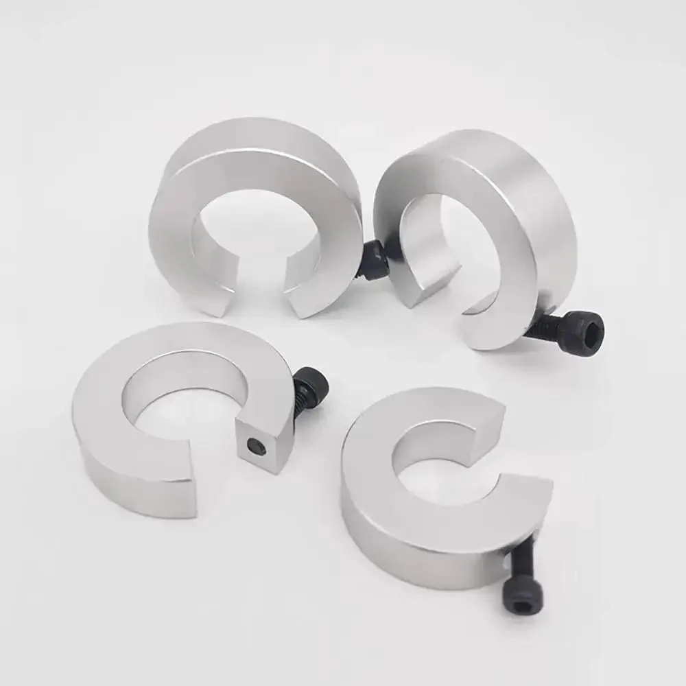 4 Pack SBR20 Linear Rail Stop Collars Aluminum Alloy Shaft Lock Rings 20mm Inner Diameter 40mm Outer Diameter 12mm Thick Pro Grade CNC Parts Tool For Linear Guides Milling Machines - Image 2