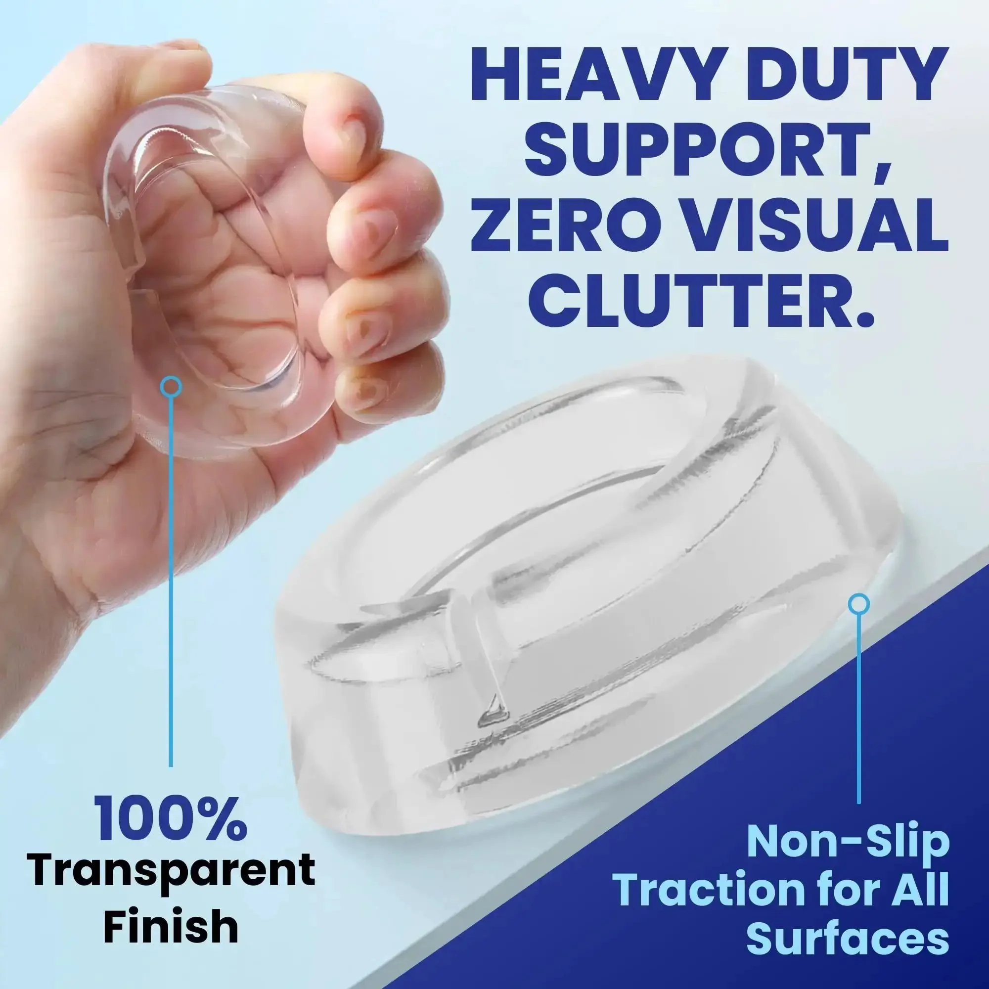 4 Pack Silicone Washer Anti Vibration Pads Stabilizer Feet For Round Washer And Dryer Feet Up To 1.65 Inches Shock Absorption And Noise Reduction To Keep Laundry Room Quiet And Stable - Image 3