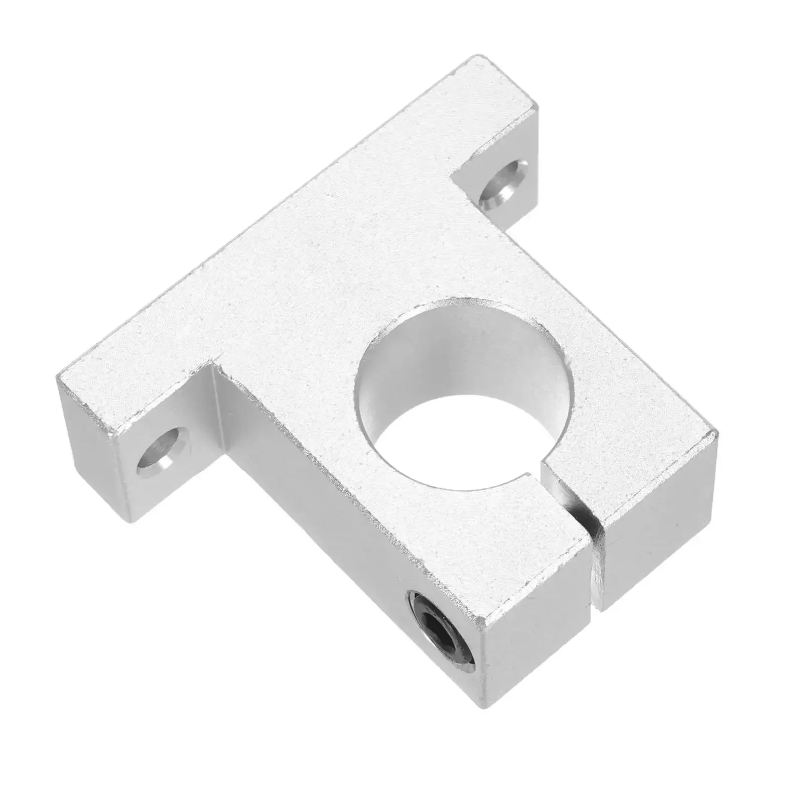 4 Pack SK25 Aluminum Linear Rod Rail Shaft Support Brackets for 25mm Shaft, Rail Guides Mounting for CNC Machines, 3D Printers, Automation Equipment, Silver Tone - Image 6