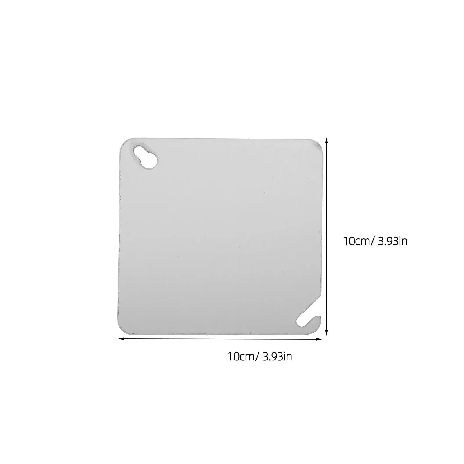 4 Pack Square Electrical Box Cover Plates For Blank Control Panels Or Junction Boxes No Fuss Easy Install Metal Wall Socket Blank Plate Enclosure Cap For Office And Home - Image 9