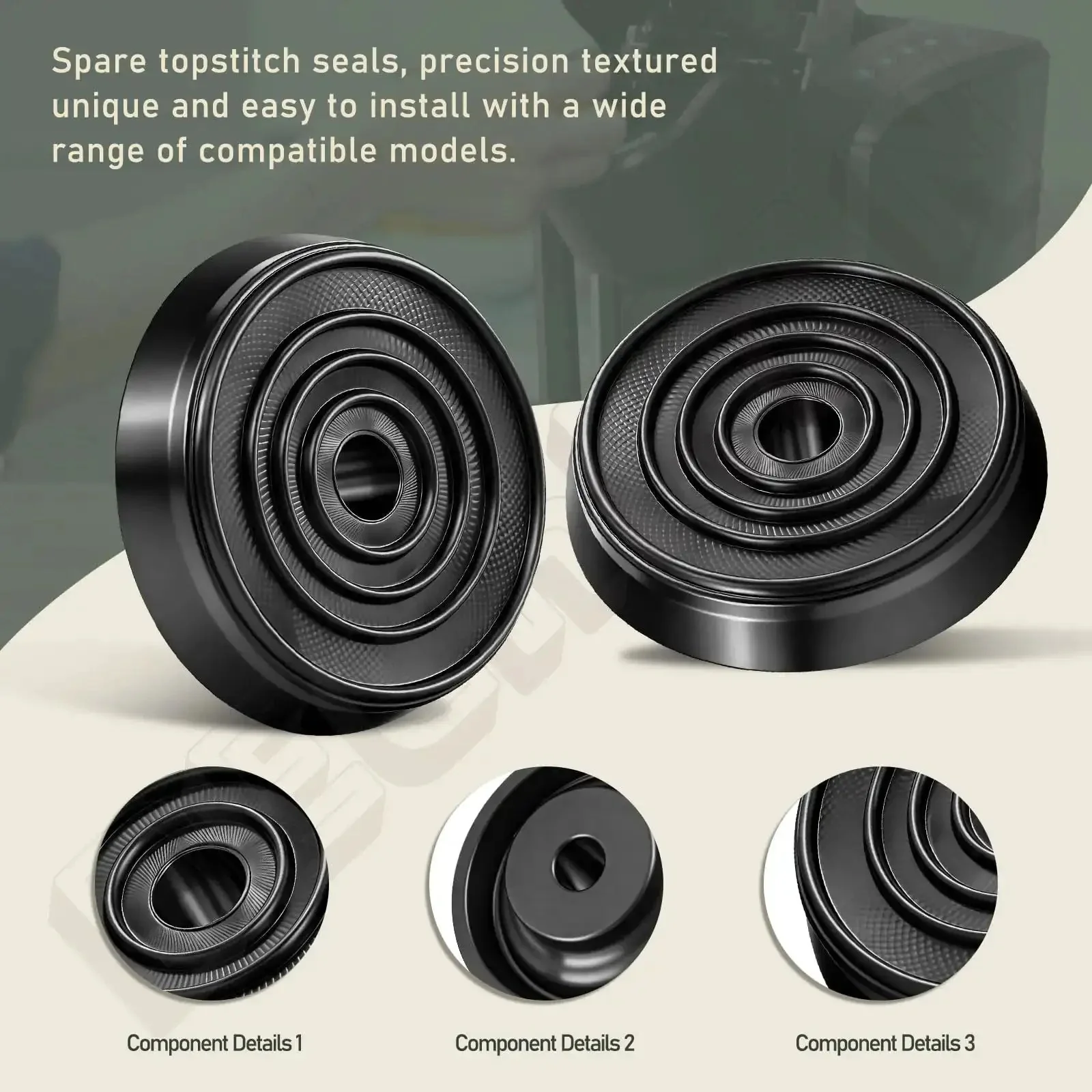 4 Pack Upper Needle Seal Replacement Gasket Set For Single Serve Coffee Makers No Leak Tech And Durable Silicone Rubber Fits B60 B66 0058 22 OfficePro And Other Compatible Models - Image 2