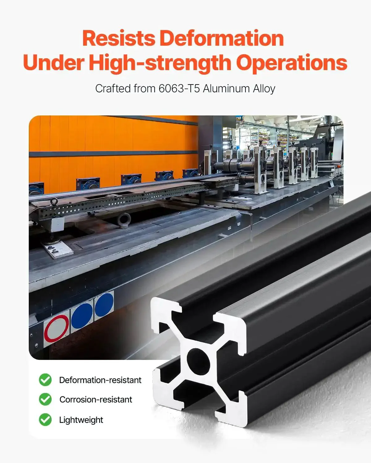 4-Piece 47.24-Inch T Slot Aluminum Extrusion Profile European-Standard Anodized Linear Rail Heavy-Duty Pro-Grade Aluminum Rail Set For 3D Printers CNC Machines DIY Laser Engraving Black - Image 11