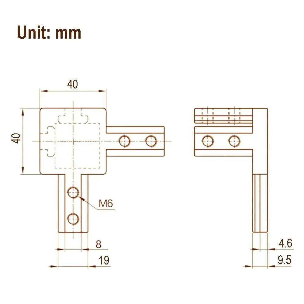 4 Piece Black 3 Way End Corner Bracket Connector With Screws For 8mm T Slot Aluminum Extrusion Profile 4040 Series For DIY Frames And Machinery Builds - Image 6