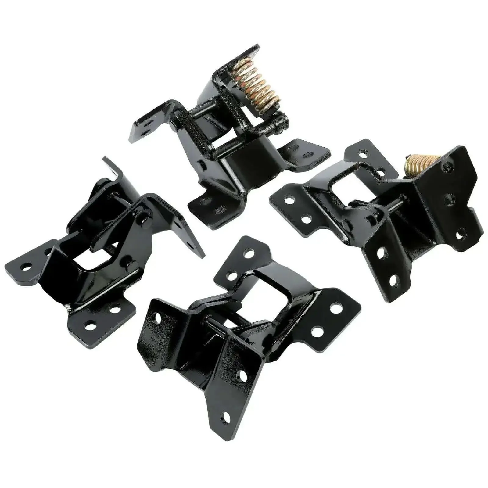 4 Piece Door Hinge Kit For Left Driver And Right Passenger Upper And Lower Steel Black Electrophoresis Finish Vehicle Door Hinge Replacement Set Durable Auto Hardware For A Solid Fit - Image 7