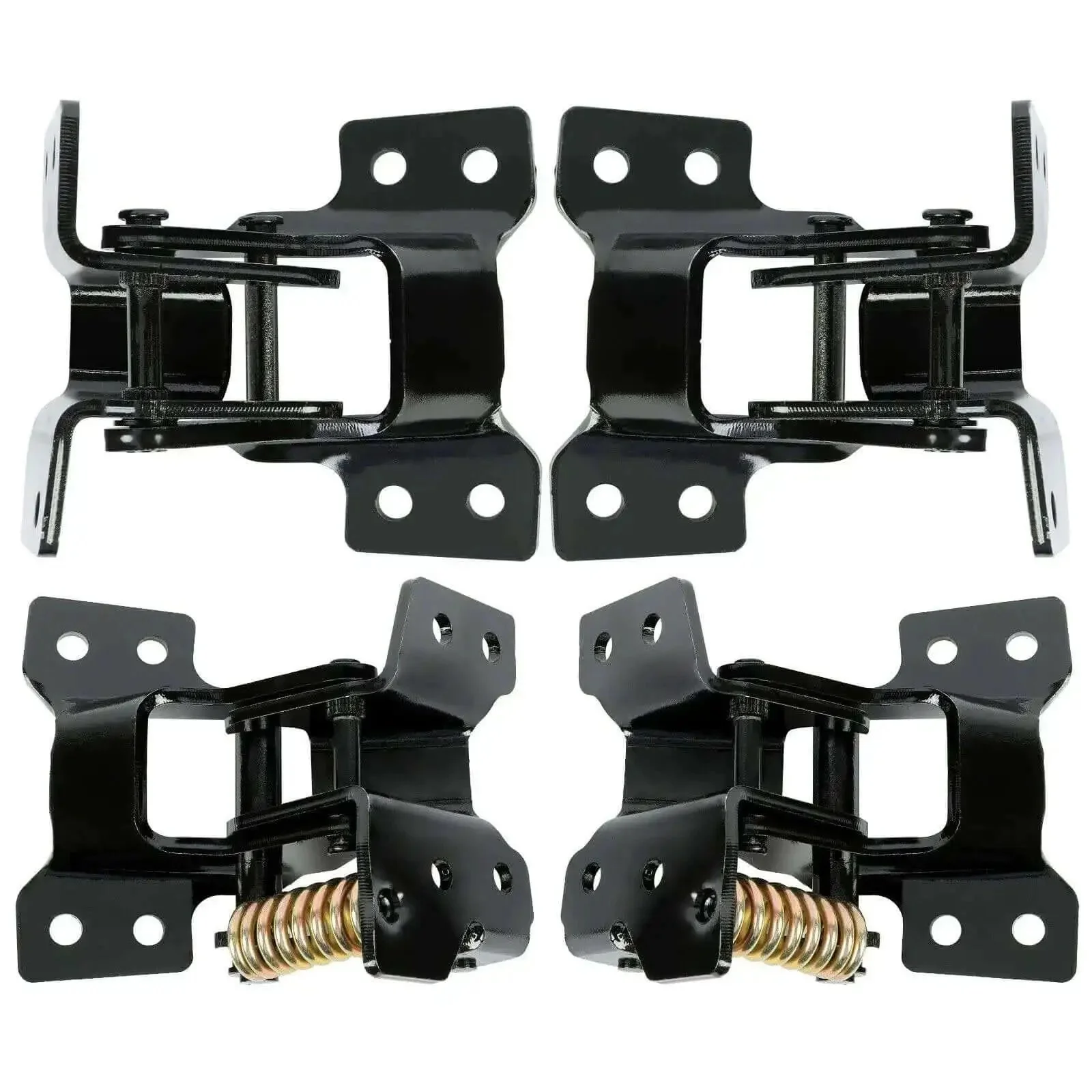 4 Piece Door Hinge Kit For Left Driver And Right Passenger Upper And Lower Steel Black Electrophoresis Finish Vehicle Door Hinge Replacement Set Durable Auto Hardware For A Solid Fit - Image 8