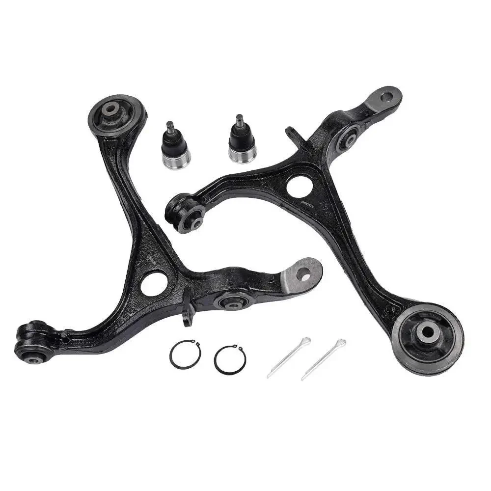 4 Piece Front Suspension Kit With 2 Lower Control Arms And 2 Ball Joints For Honda Accord 2003-2007 And Acura TSX 2004-2008 OE Replacement Premium OEM-Quality Corrosion-Resistant Coatings Greased Ball Joints For Easy Install And Smooth Ride
