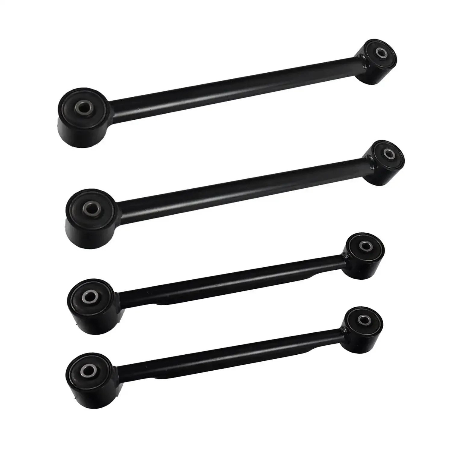 4 Piece Rear Suspension Upper And Lower Trailing Control Arm Kit For Left And Right Fits 2002 2009 Chevy Trailblazer GMC Envoy Buick Rainier Saab 9 7X Without Air Suspension