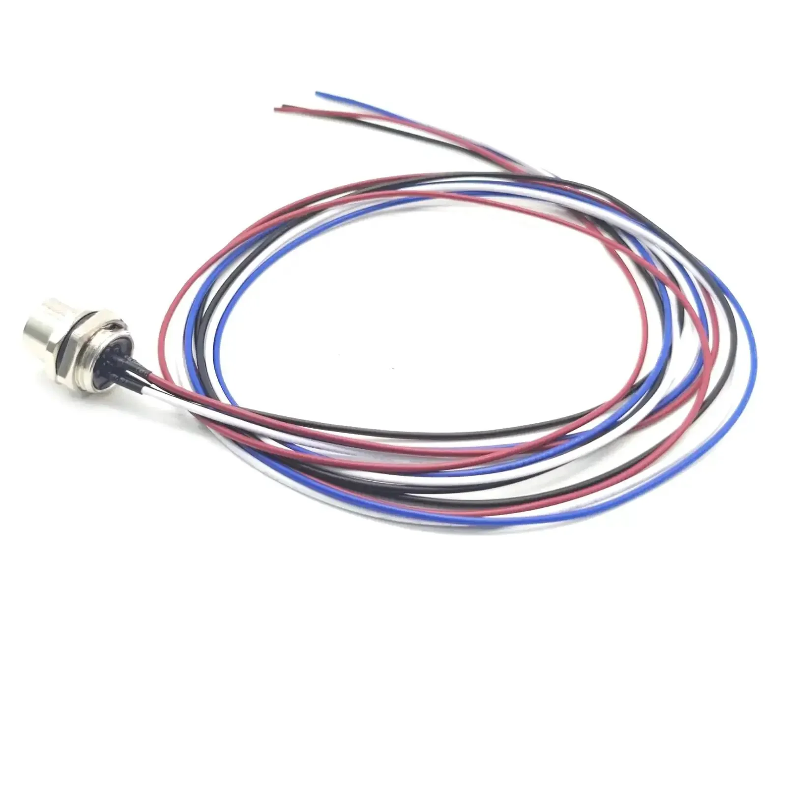 4 Pin A Code M12 Female Connector Cable With Straight Back Mount Waterproof Aviation Socket Unshielded PVC Lead IP67 Sensor Receptacle 0.5 Meter High Durability For Harsh Environments - Image 8