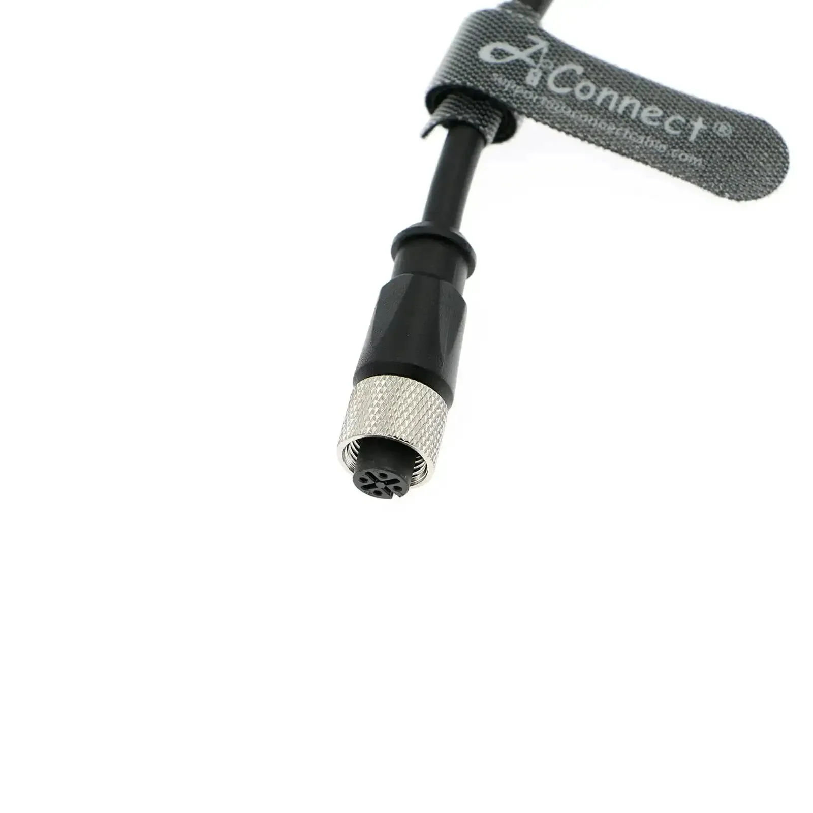 4 Pin M12 A Code Female Straight Connector Aviation Socket Cable For Industrial Cameras And Sensors, Screw Thread, 10 Meter Length, Flying Lead Plug B, Plug And Play Ready, Rugged Heavy Duty Build - Image 2
