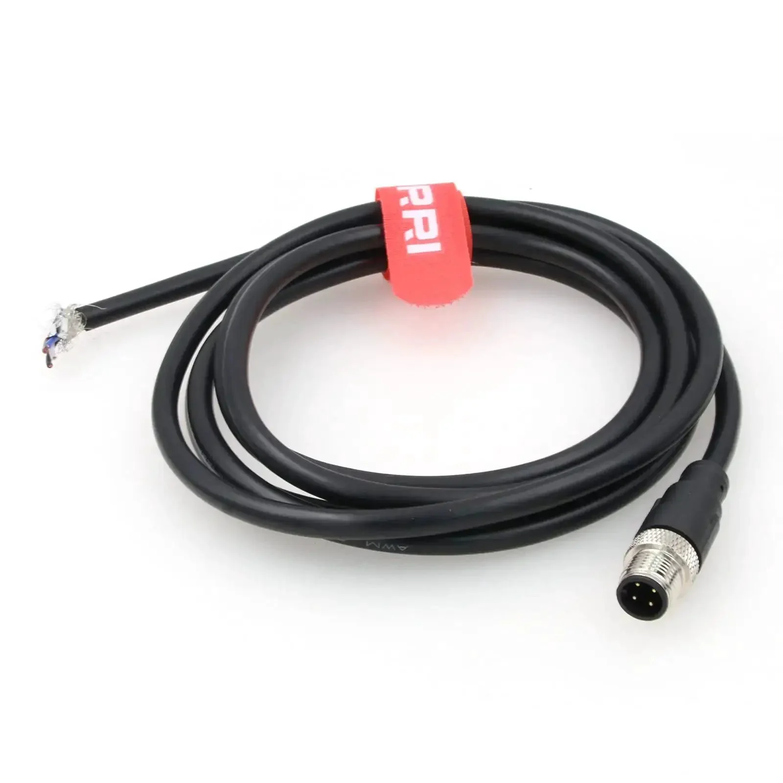 4 Pin M12 A Coded Aviation Connector Cable For Sensors And Actuators Straight Or 90 Degree Male Or Female Shielded PVC Black Plug And Play Quick Connect Industrial Grade IO Cable - Image 4
