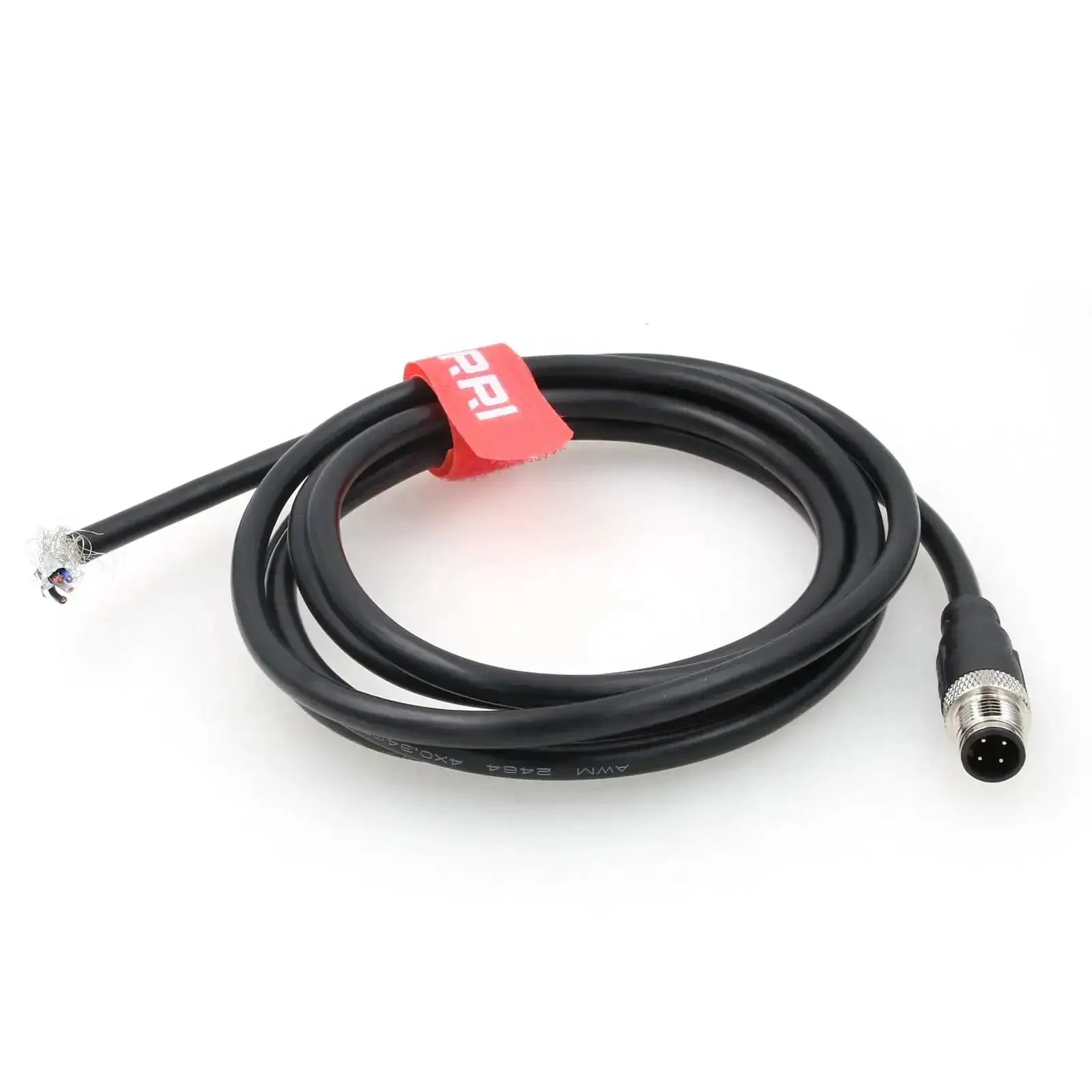 4 Pin M12 A Coded Aviation Connector Cable For Sensors And Actuators Straight Or 90 Degree Male Or Female Shielded PVC Black Plug And Play Quick Connect Industrial Grade IO Cable - Image 5