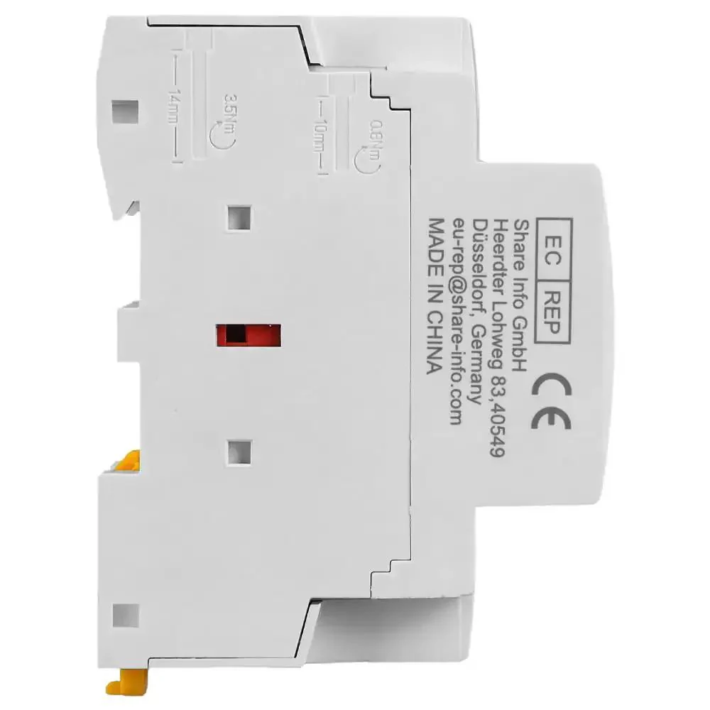 4 Pole 63A AC Contactor With 110V 120V Coil 4NO Contacts 230V Ue 500V Ui 35mm DIN Rail Mount Beefy High Current Household And Industrial Switch For Control Panels And Equipment - Image 2
