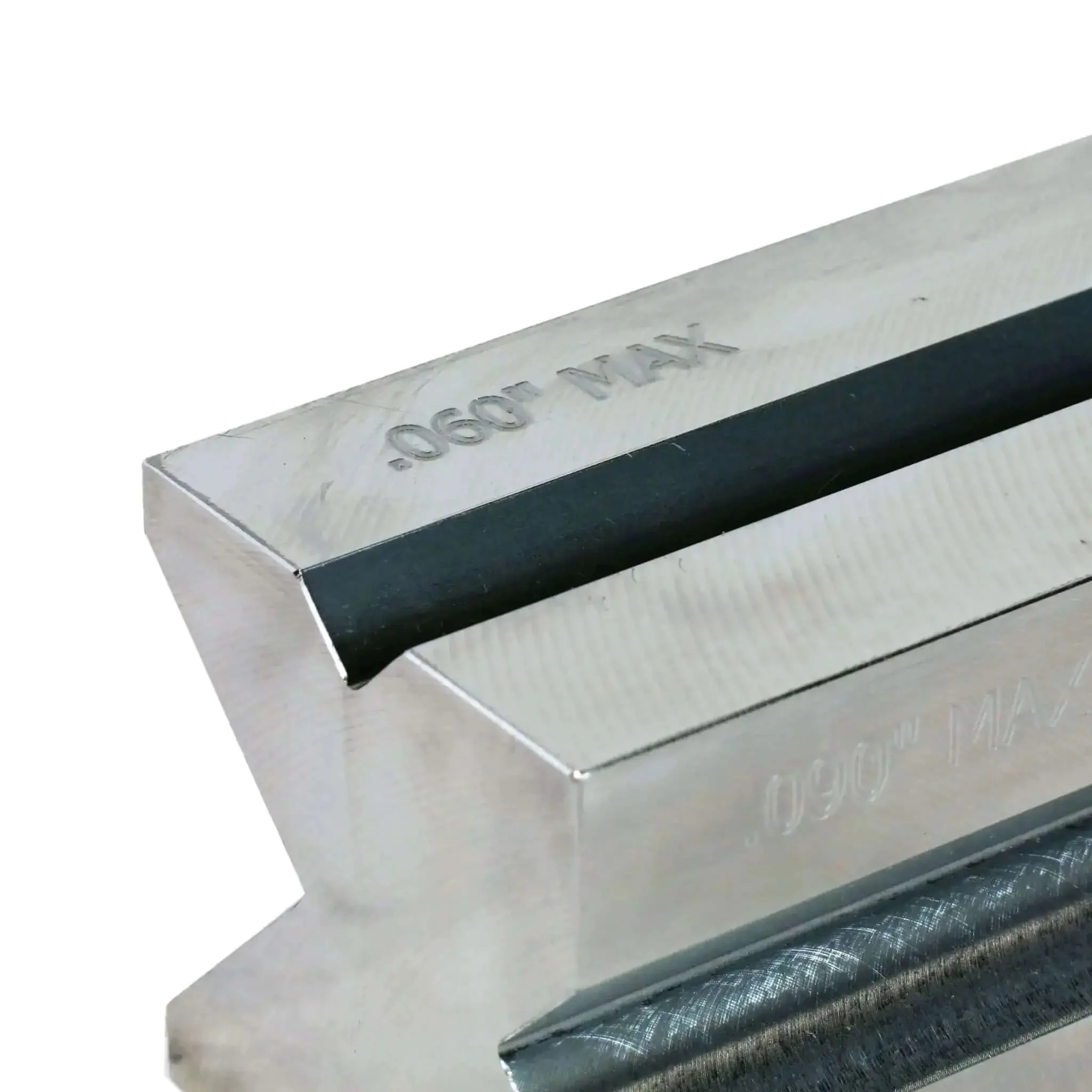 4 Way V Die Press Brake Tooling, 10 Inch Lower Die For Bends Up To 3/16 Inch Steel, Openings 1/2, 3/4, 1, 1-1/2 Inch, 4140 Tool Steel, Precision Machined, Made In USA, Ideal For Tight Radius Bends In Thin Materials - Image 4