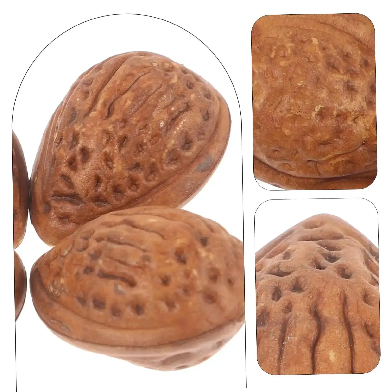 40 Realistic Faux Almonds For Crafts And Food Photography, Lifelike Artificial Nuts For Home Decor, Miniature Displays, Table Centerpieces, And Food Styling Props - Image 3