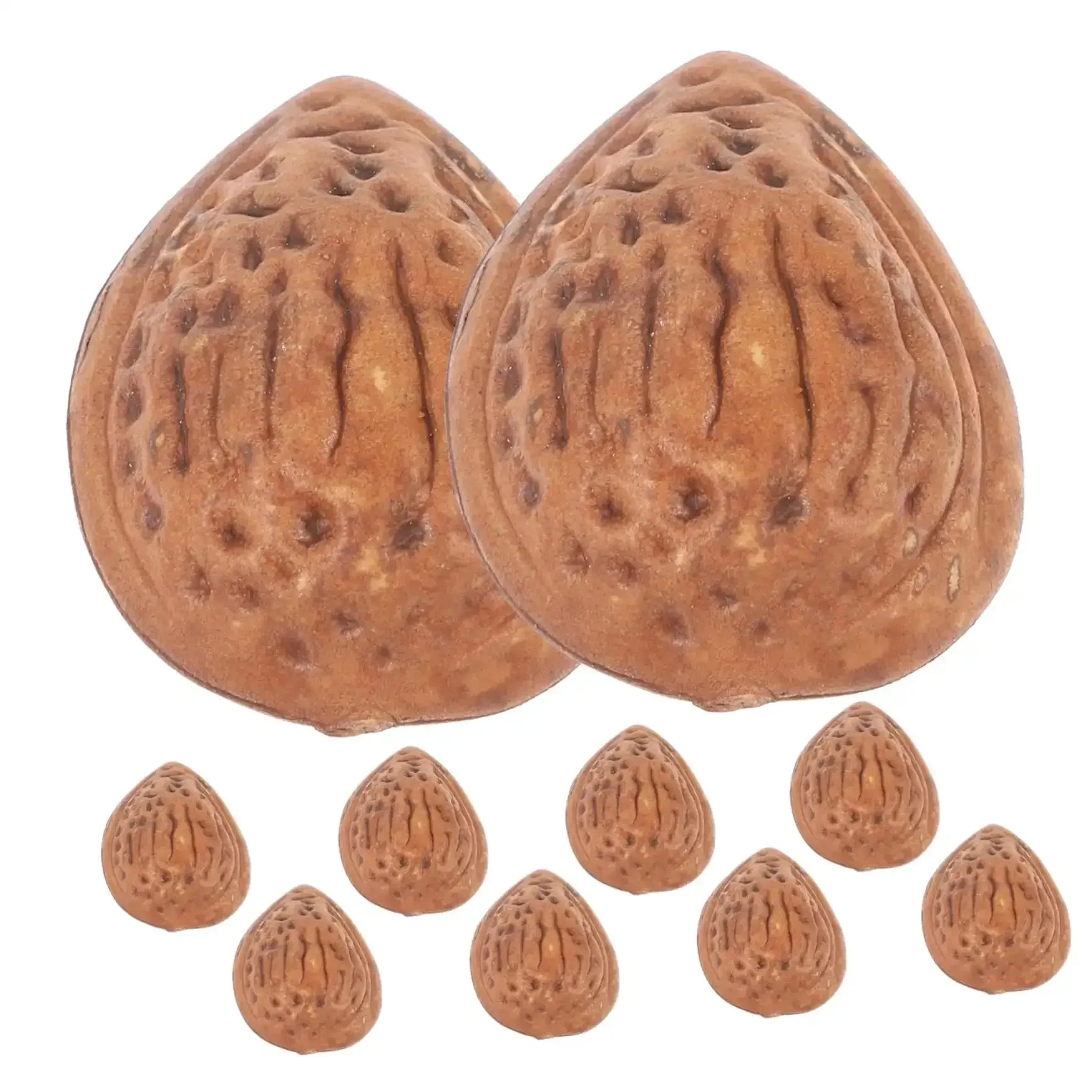 40 Realistic Faux Almonds For Crafts And Food Photography, Lifelike Artificial Nuts For Home Decor, Miniature Displays, Table Centerpieces, And Food Styling Props - Image 4