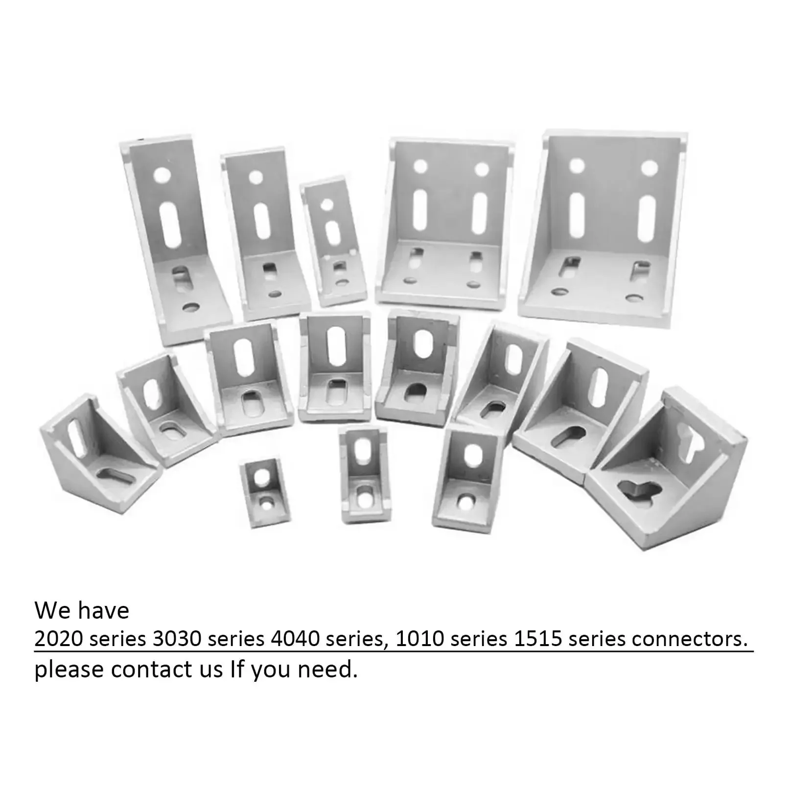 40 Series Aluminum Extrusion Connectors Kit With 4040 Corner Pieces, L Brackets, T Slot Nuts And M8 Bolts Built Tough For D IY Projects, Heavy Duty 40mm Profile Rail Fasteners, 20 Sets And 40 Screws - Image 5
