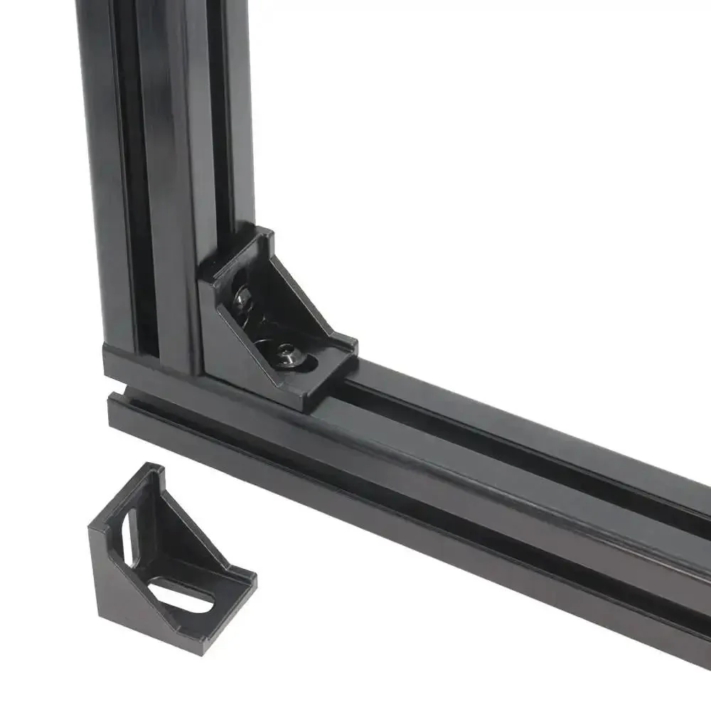 4040 Aluminum Extrusion Corner Bracket Right Angle With Screws for 8mm Slot 4040 Series T Slot Framing Connector for 40x40mm Profiles Built Tough and Ready for DIY Projects - Image 3