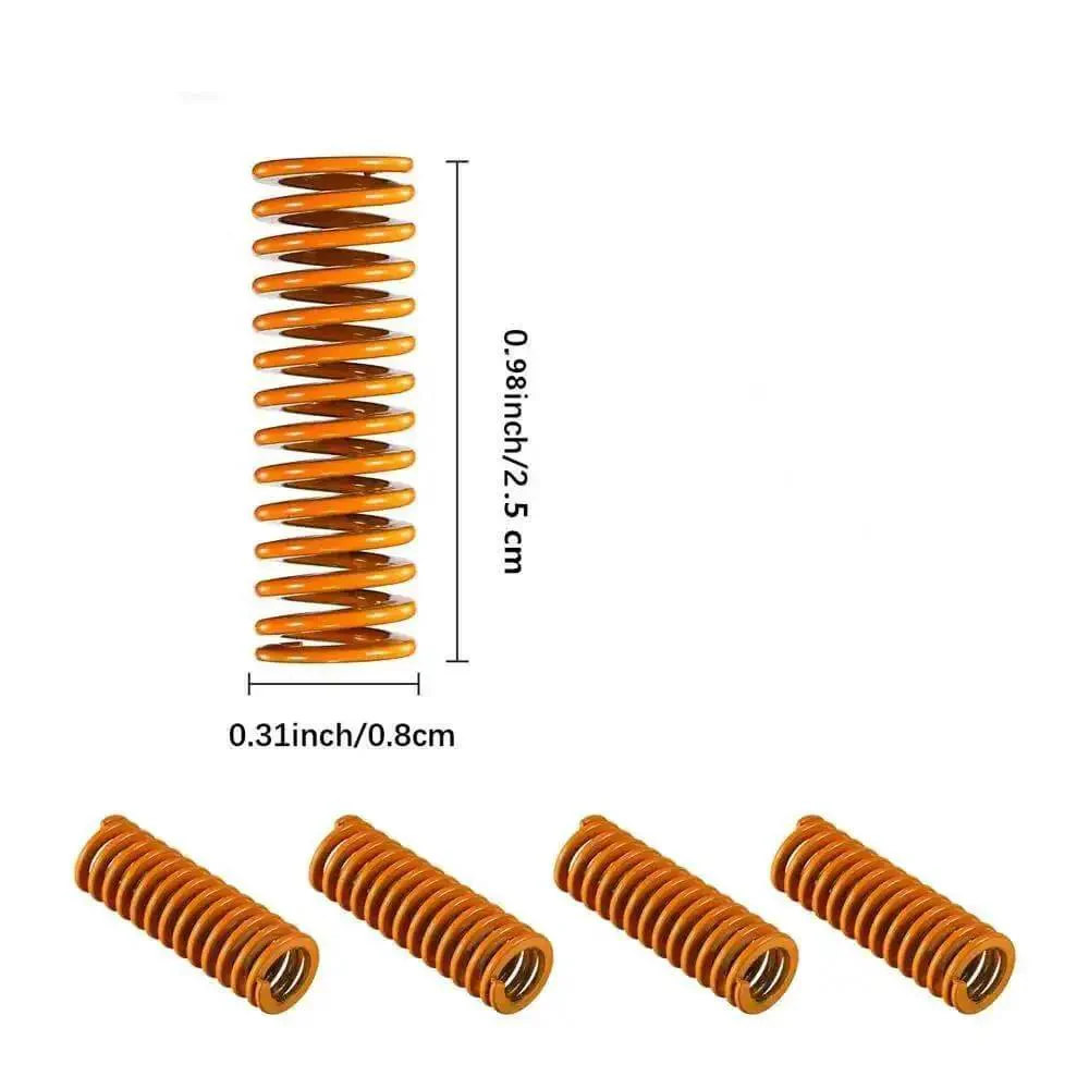 40mm Hand Twist Leveling Nut Kit Set Of Four For 3D Printers With Bed Spring Compressors And M4X40 Screws, Easy Bed Leveling Upgrade For Ender Series And CR-10 And Other Compatible Printers - Image 2
