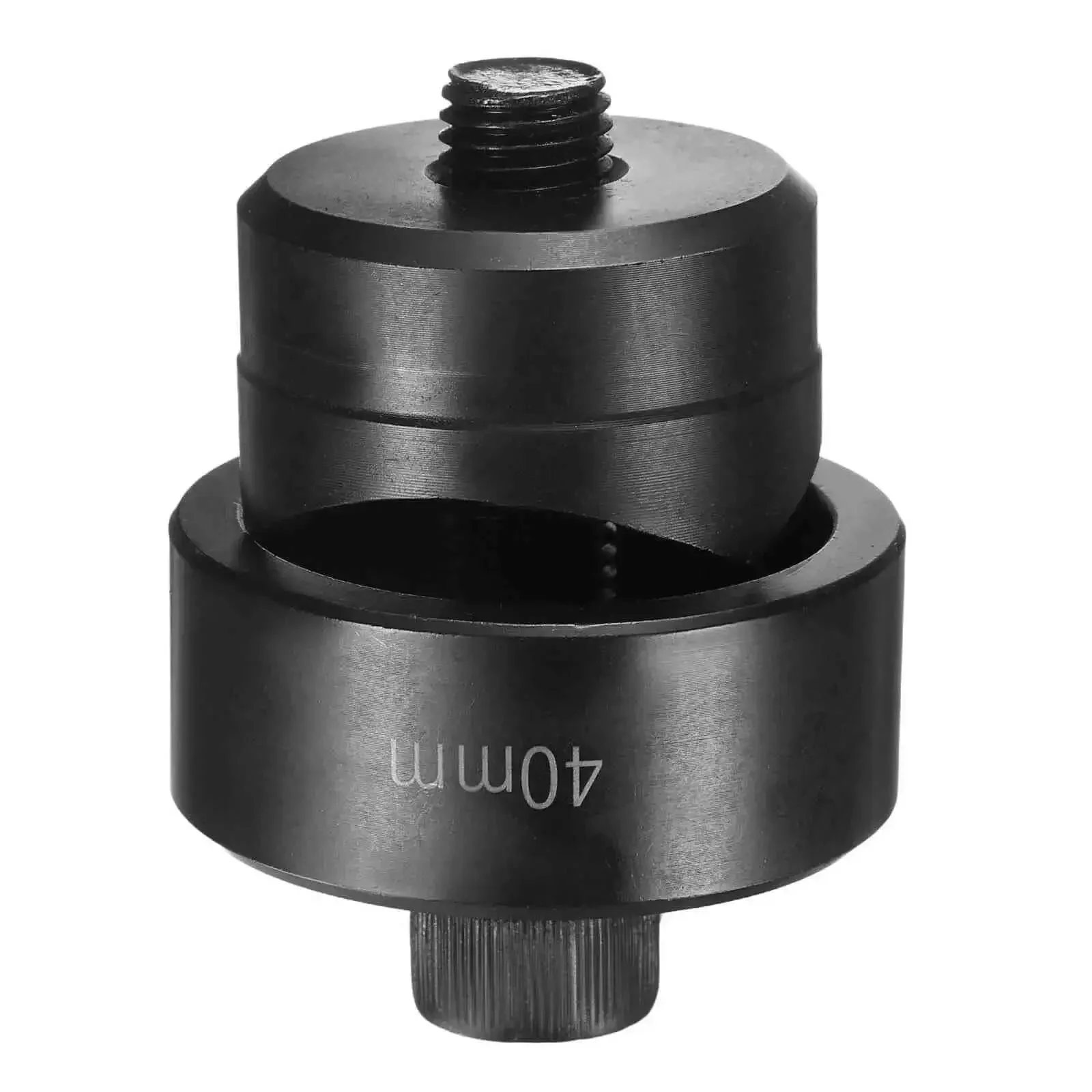 40mm Sheet Metal Punch Kit With Bearing Steel Heavy Duty Manual Knockout Punch For Stainless Steel Aluminum Copper Plastic Metal Plates Pro Grade Cutting Tool Black