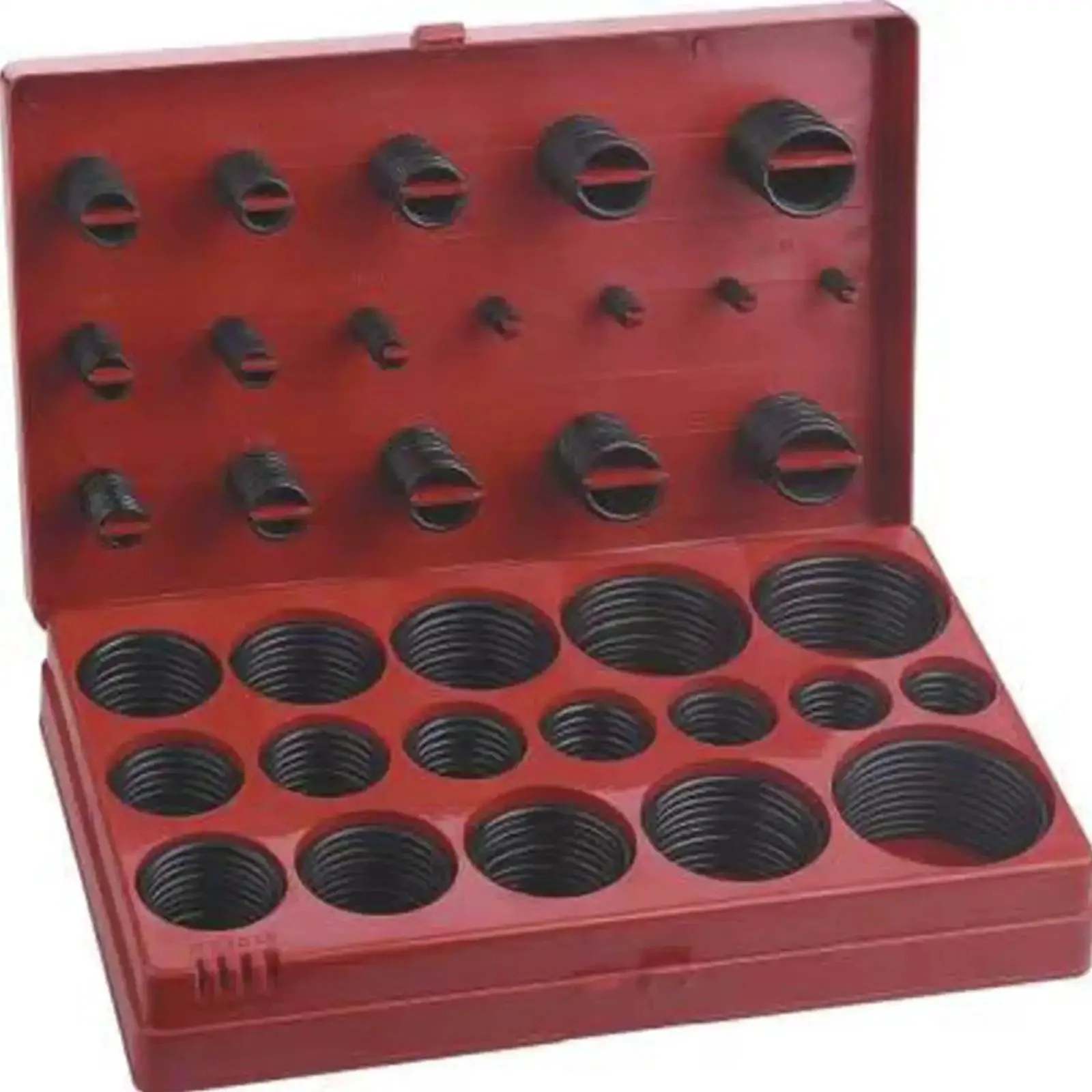 419 Piece Metric O Ring And Gasket Kit With 32 Universal Sizes NBR Buna N Nitrile Rubber O Ring Set For Automotive Plumbing And Faucet Repair Red Heat Resistant Durable Seals For DIY Projects And Professional Mechanics