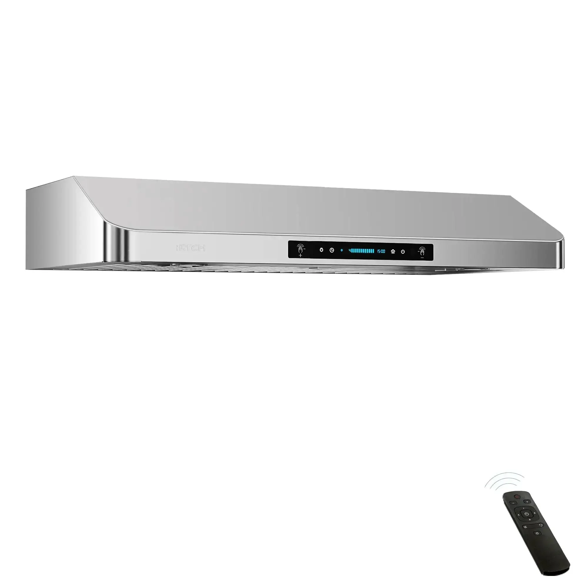 42 Inch Under Cabinet Range Hood With 900 CFM Dual Motors, Four Speed Gesture Sensing And Touch Control, Stainless Steel Kitchen Vent With Three Baffle Filters, Ultra Quiet Heavy Duty Design For Quick Smoke And Odor Removal