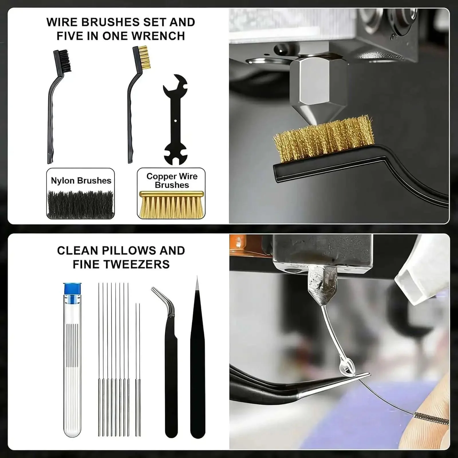 43-Piece Pro 3D Printer Tools Kit With Grab-And-Go All-In-One Maintenance And Cleaning Set For FDM And SLA Printers Includes Nozzle Cleaners Scrapers Brushes Wire Cutters Engraving Knife Files And More - Image 6