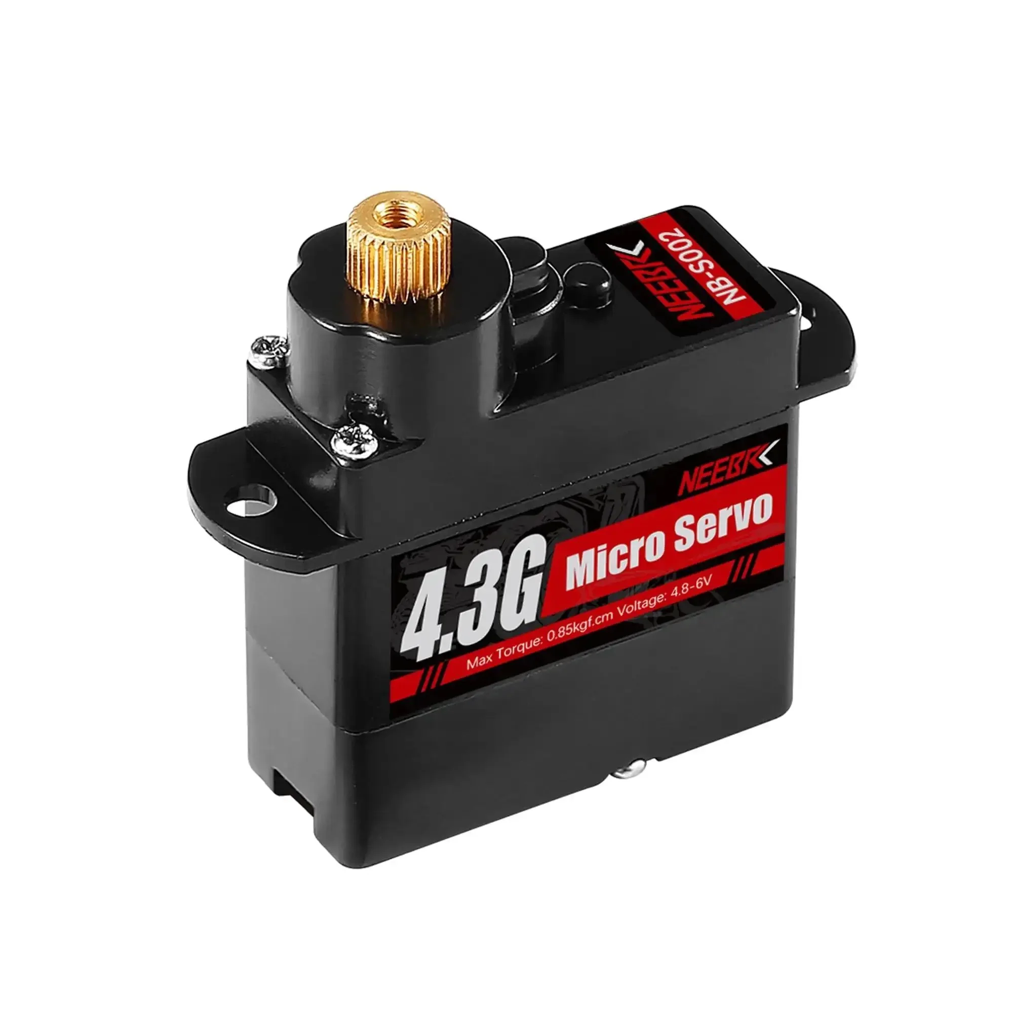 4.3G Micro Servo Motor With Metal Gear For RC Cars Planes Helicopters Arduino Projects And Robot Arms Doors Locks Boats And Walking Robots Pack Of 4 Sets - Image 8