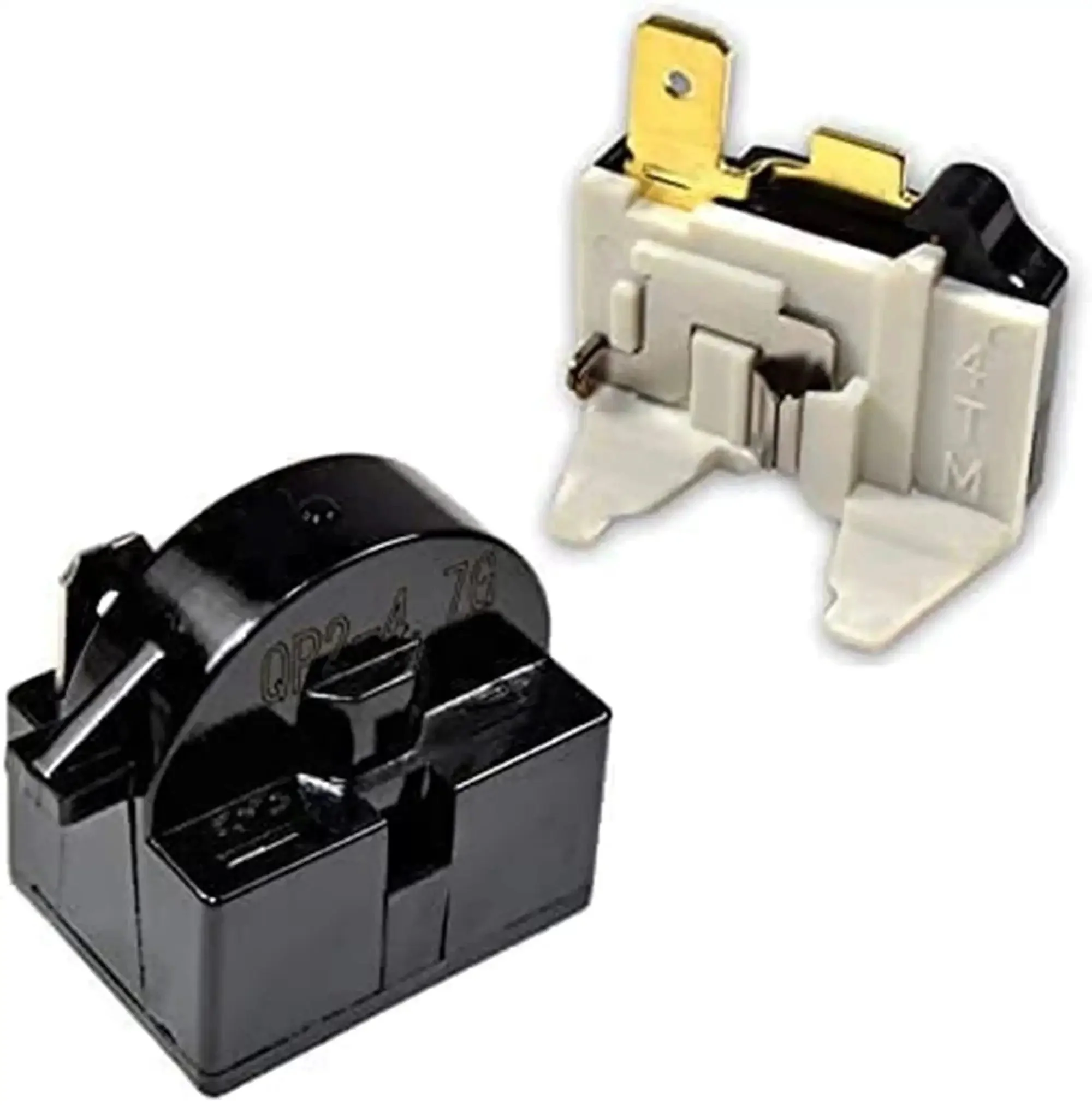 4.7 Ohm 1Pin PTC Starter Relay And Overload Kit For Mini Fridges And Compact Refrigerators Plug And Play Install For Beverage And Wine Coolers Beer Fridges Deep Freezers And Other Small Refrigeration Units