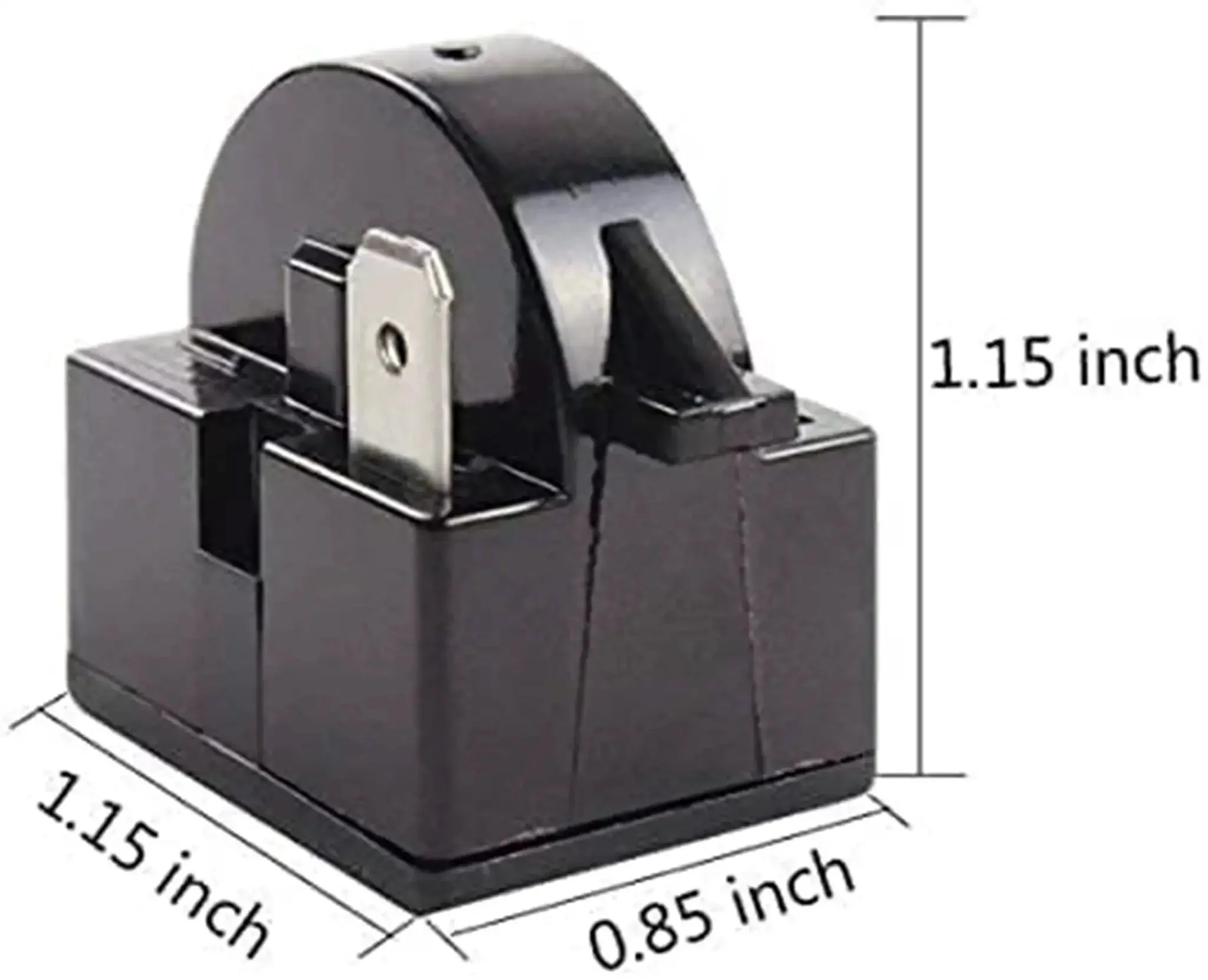 4.7 Ohm 1Pin PTC Starter Relay And Overload Kit For Mini Fridges And Compact Refrigerators Plug And Play Install For Beverage And Wine Coolers Beer Fridges Deep Freezers And Other Small Refrigeration Units - Image 3
