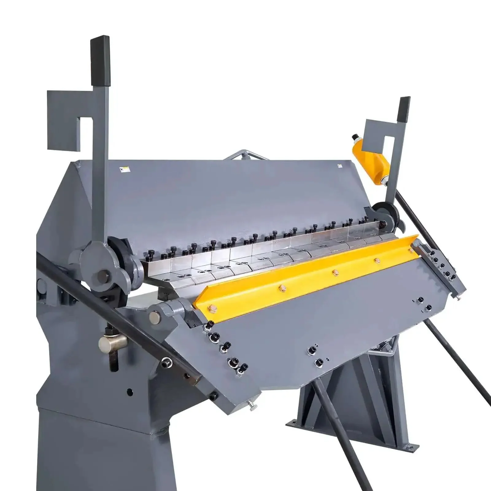 48 Inch Heavy Duty Box And Pan Brake For Metalworking, 12 Gauge Mild Steel Capacity, 0 To 135 Degree Adjustable Bending, Aluminum Folder With 8 Fingers, Durable Sheet Metal Bender For Pro Shops And Fabrication - Image 2