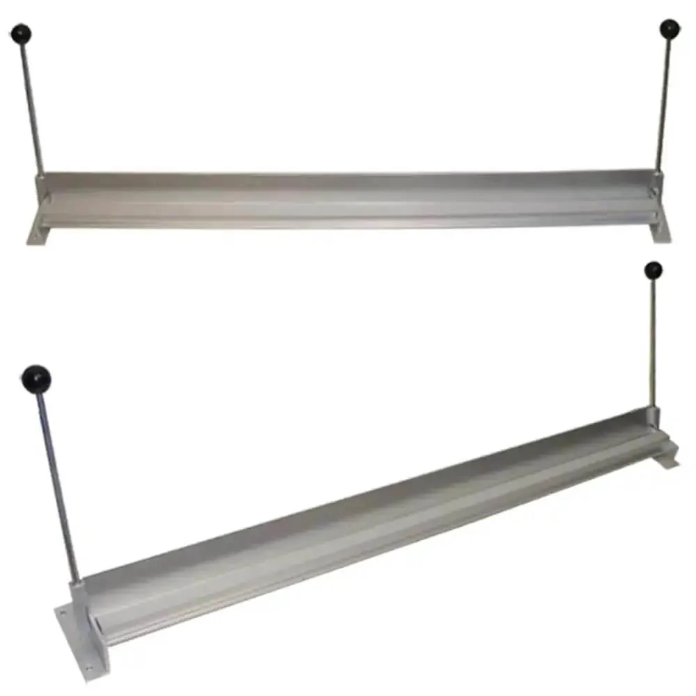 48 Inch Sheet Metal Bending Brake For Bench Top Use Bends Up To 90 Degrees With 20 Gauge Steel And 14 Gauge Aluminum A Beefy Tool That Handles Materials Up To 48 Inches Wide Includes 45 Degree Stop And Quick Protractor Adjustments