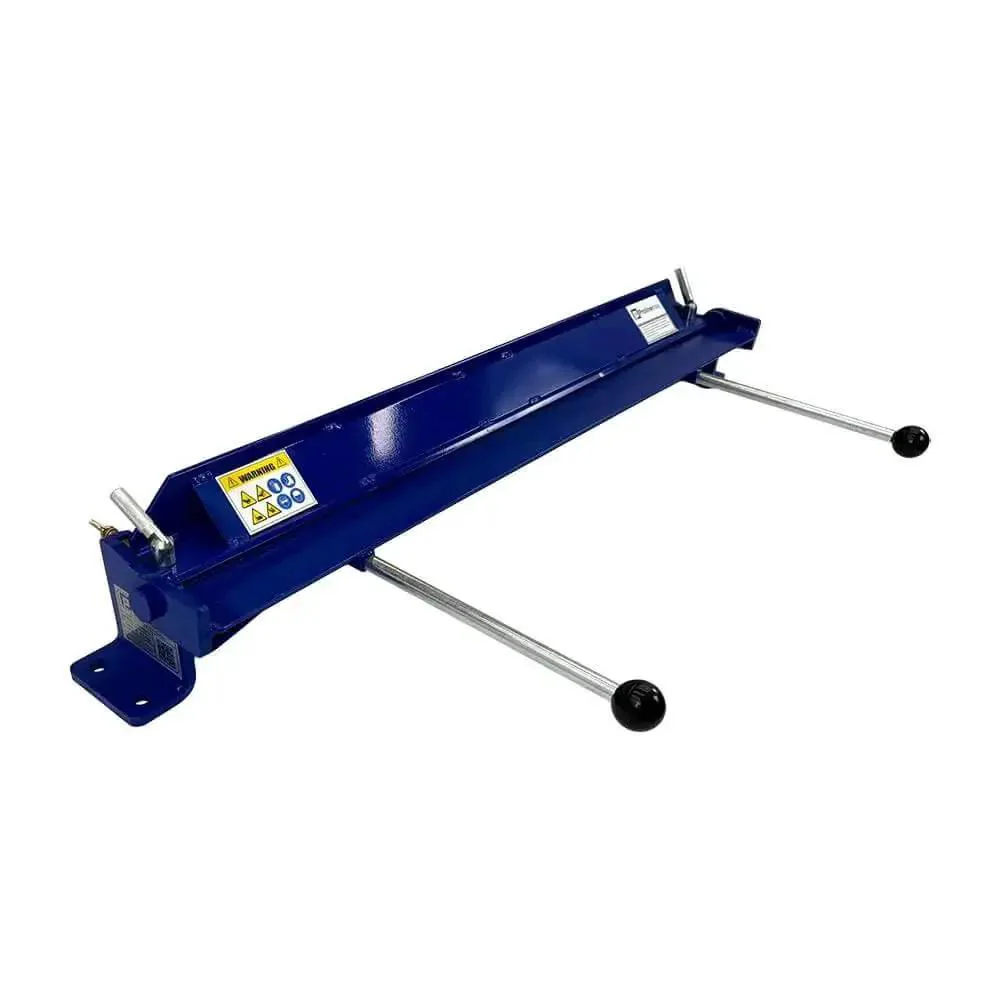 48 Inch Sheet Metal Brake Bender For Bench Mount Handles Up To 20 Gauge Mild Steel And 14 Gauge Aluminum Delivers Precise 90 Degree Bends With 45 Degree Angles, Heavy Duty Press Plate With Quick Action Lock And Release Bolt For Secure Bending, Ideal For - Image 3