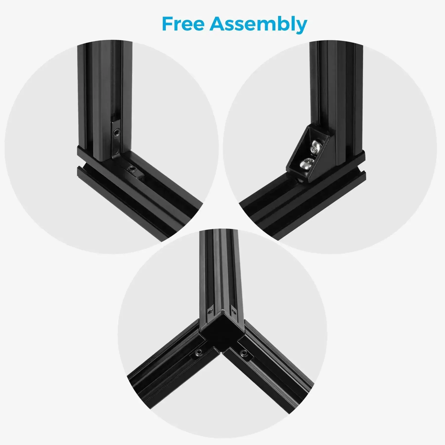 48 Inch T Slot 2020 Aluminum Extrusion Profile for 3D Printer and CNC DIY, High-Strength European Standard Aluminum Rail Guide With Anodized Black Finish for Makers and DIYers - Image 4