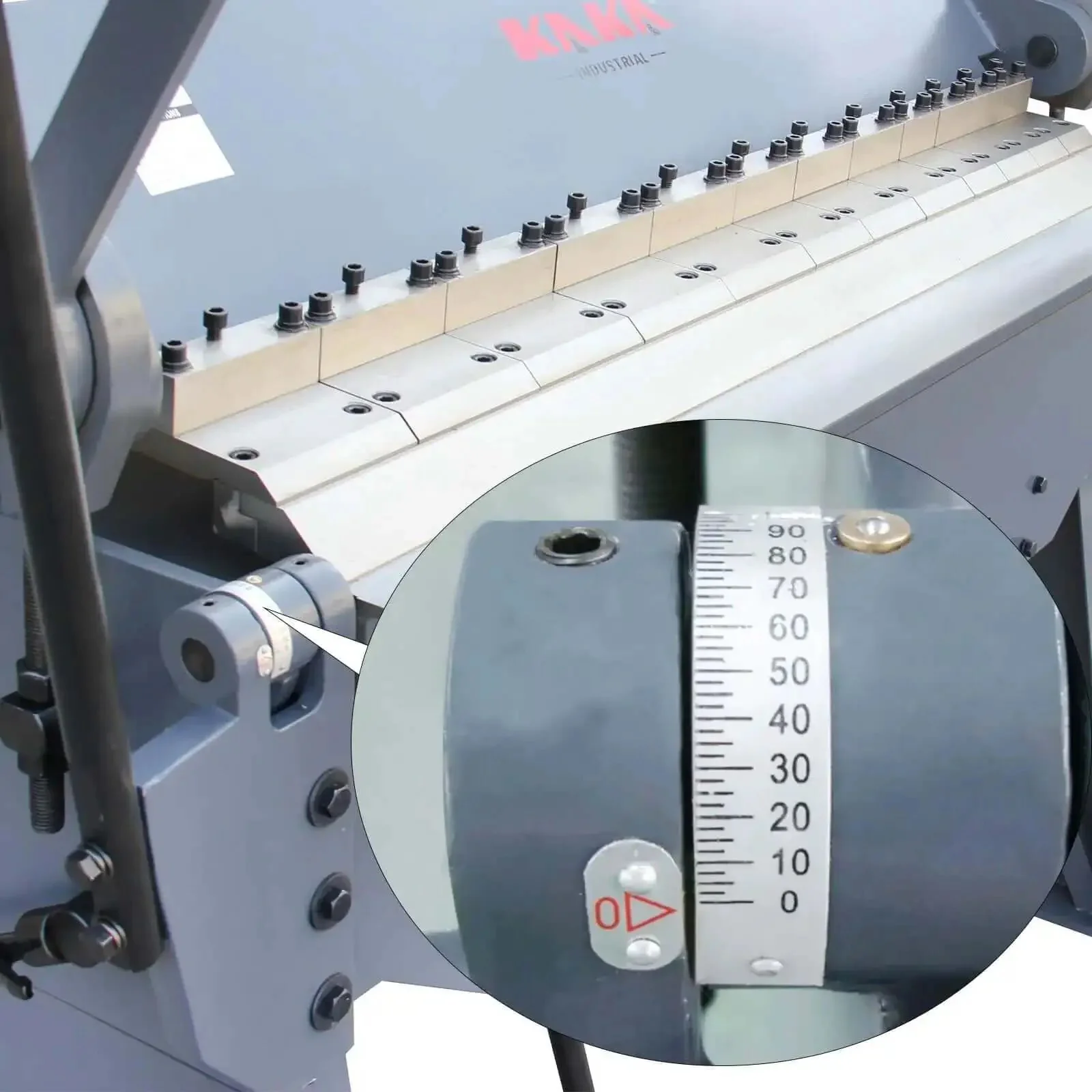 49 Inch Box And Pan Brake For Steel And Aluminum, 12 Gauge Capacity Up To 0.1 Inch Mild Steel, Adjustable 0 To 135 Degree Bend, Tough As Nails Heavy Duty Metalworking Brake For Boxes, Pans, Brackets, And Enclosures - Image 5