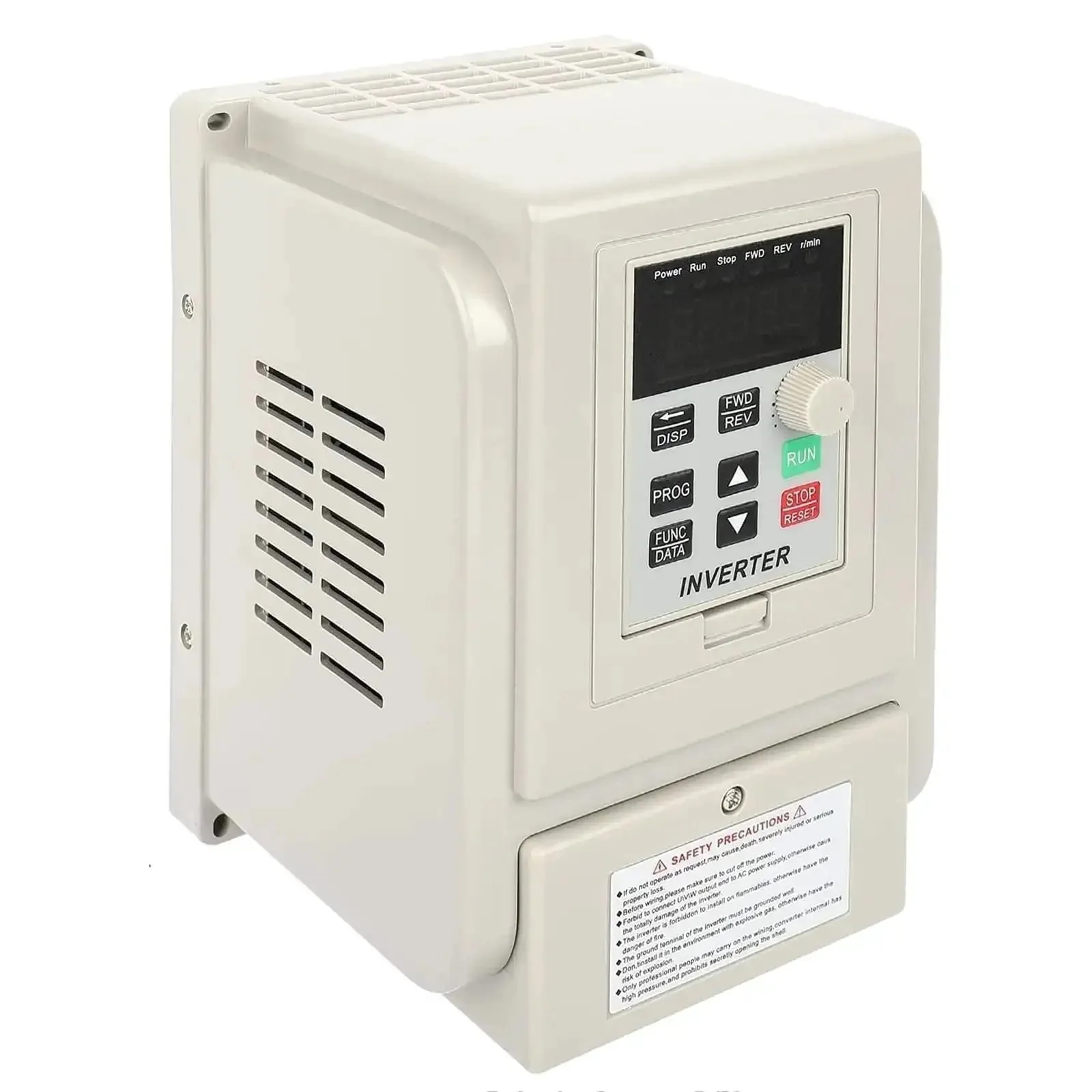 4KW 220V VFD Inverter With Single Phase Input To Three Phase Output For Motor Speed Control A True Workhorse High Performance PWM Driven Drive With 0 To 400 Hz Frequency Range 6HP Rated Ideal For Industrial Machinery And DIY Projects