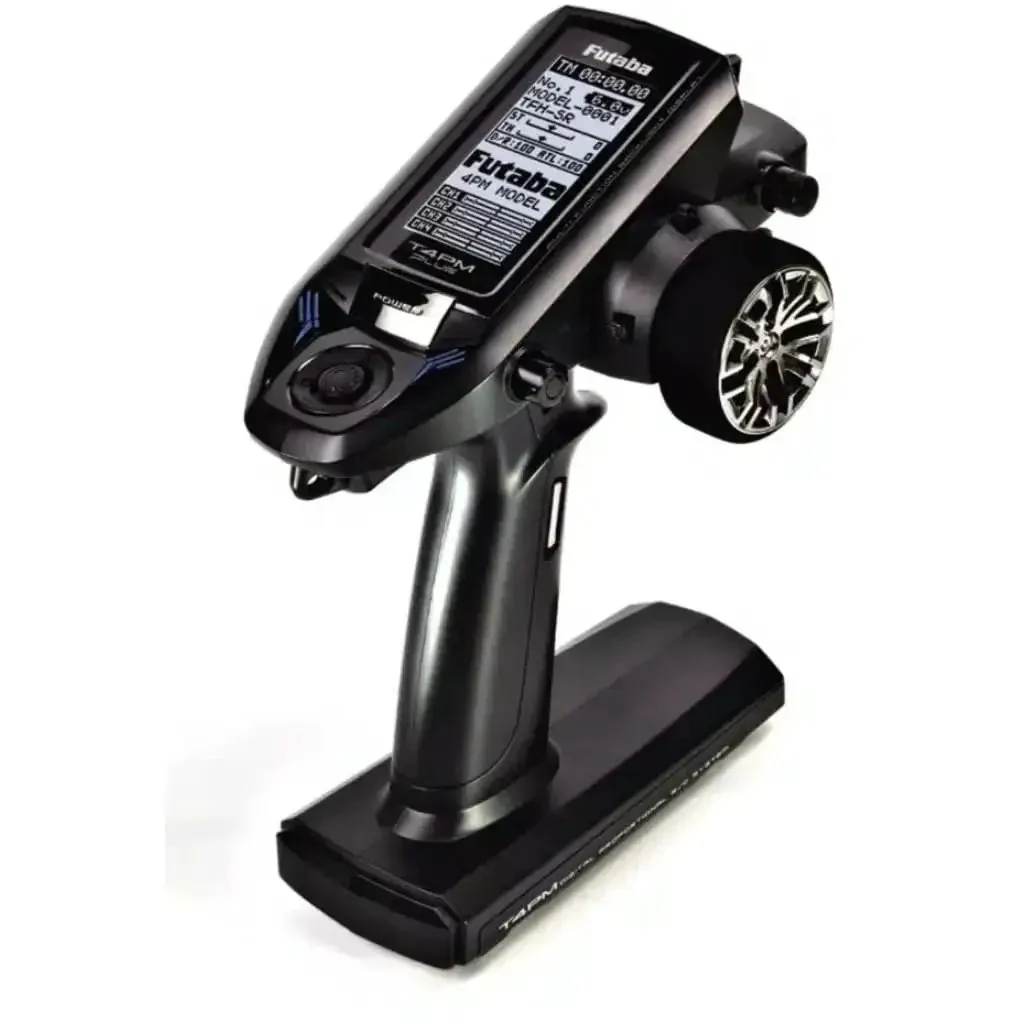 4PM Plus 4-Channel 2.4GHz T-FHSS Radio System With R304SB-E Receiver, Super Response Telemetry, Miniz System, FHSS Miniz, High-Speed Control For RC Cars And Hobby Models